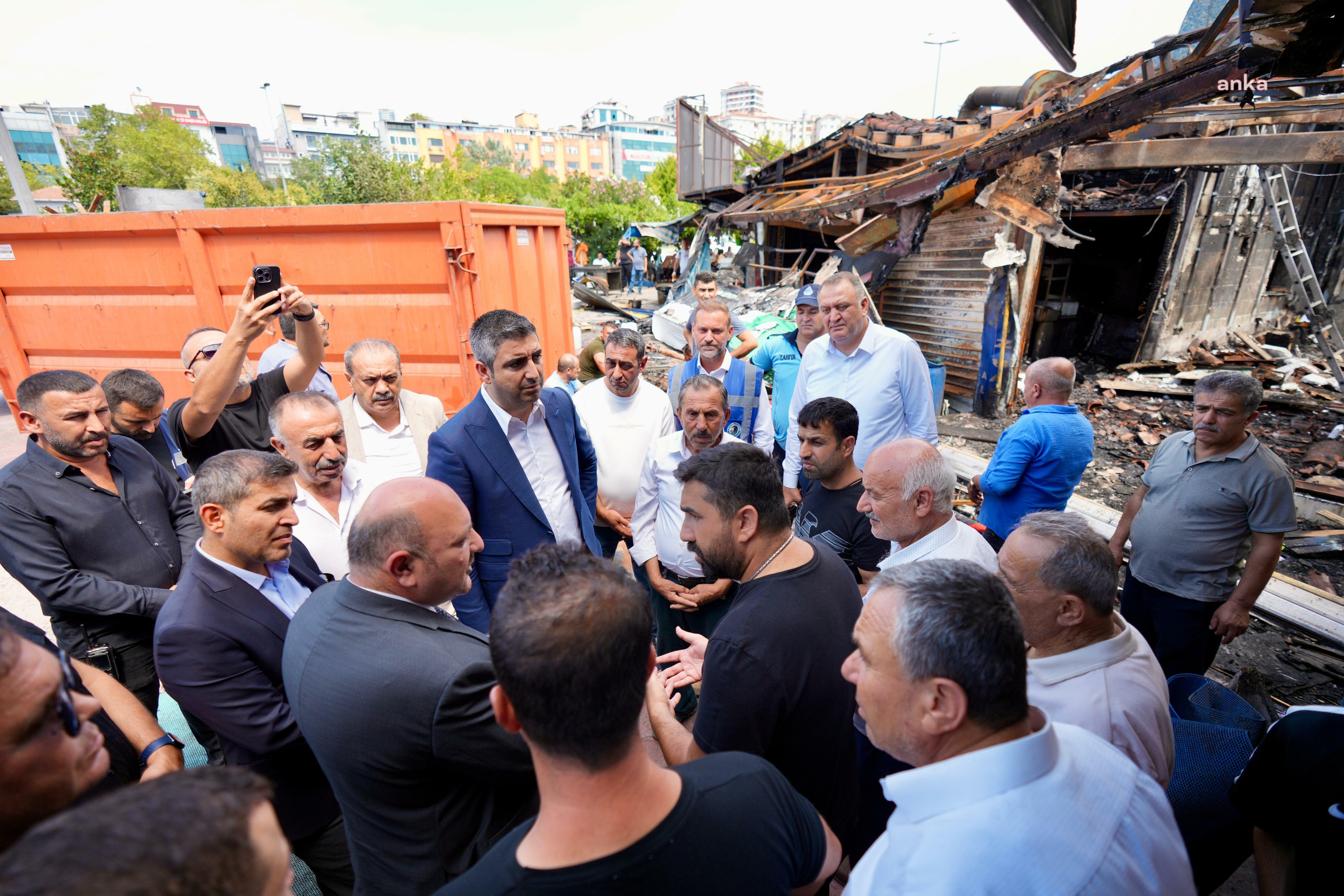 Kartal Belediye Başkanı Yüksel'den Balıkçılar Çarşısı’nda inceleme