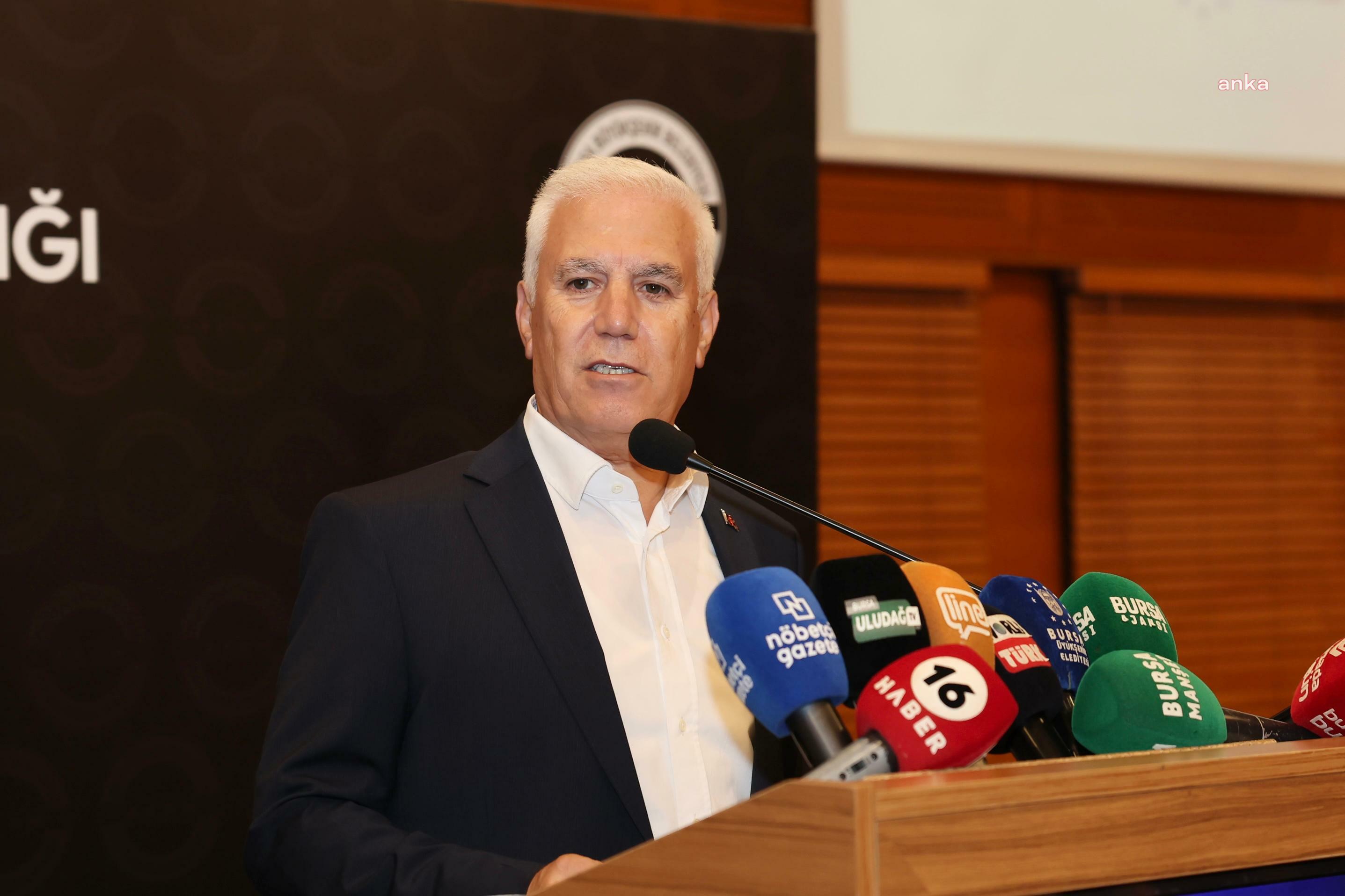 Bursa Büyükşehir Belediye Başkanı Bozbey'den orman yangınlarının söndürülmesine destek olan kurumlara teşekkür