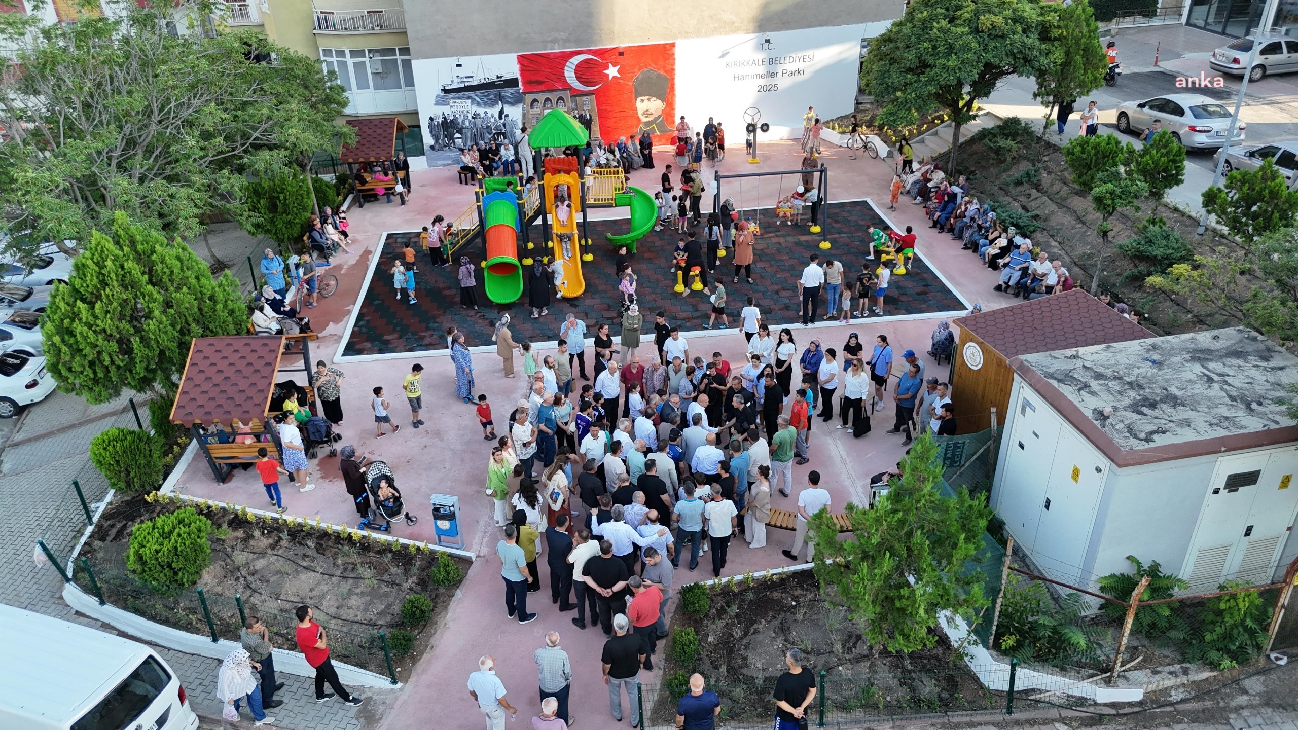 Kırıkkale'de atıl halde kalan Hanımeller Parkı törenle yeniden açıldı