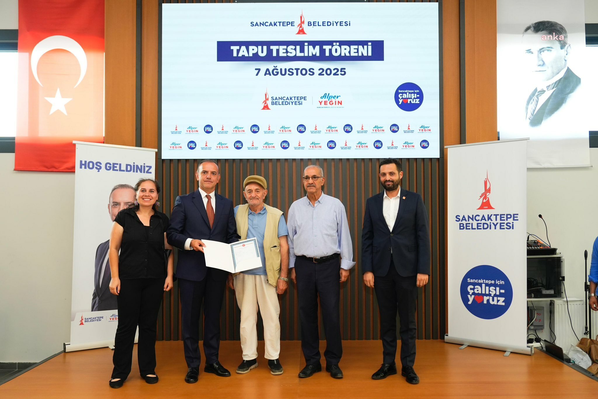 Sancaktepe'de tapular teslim edildi, yeni araçlar hizmete girdi