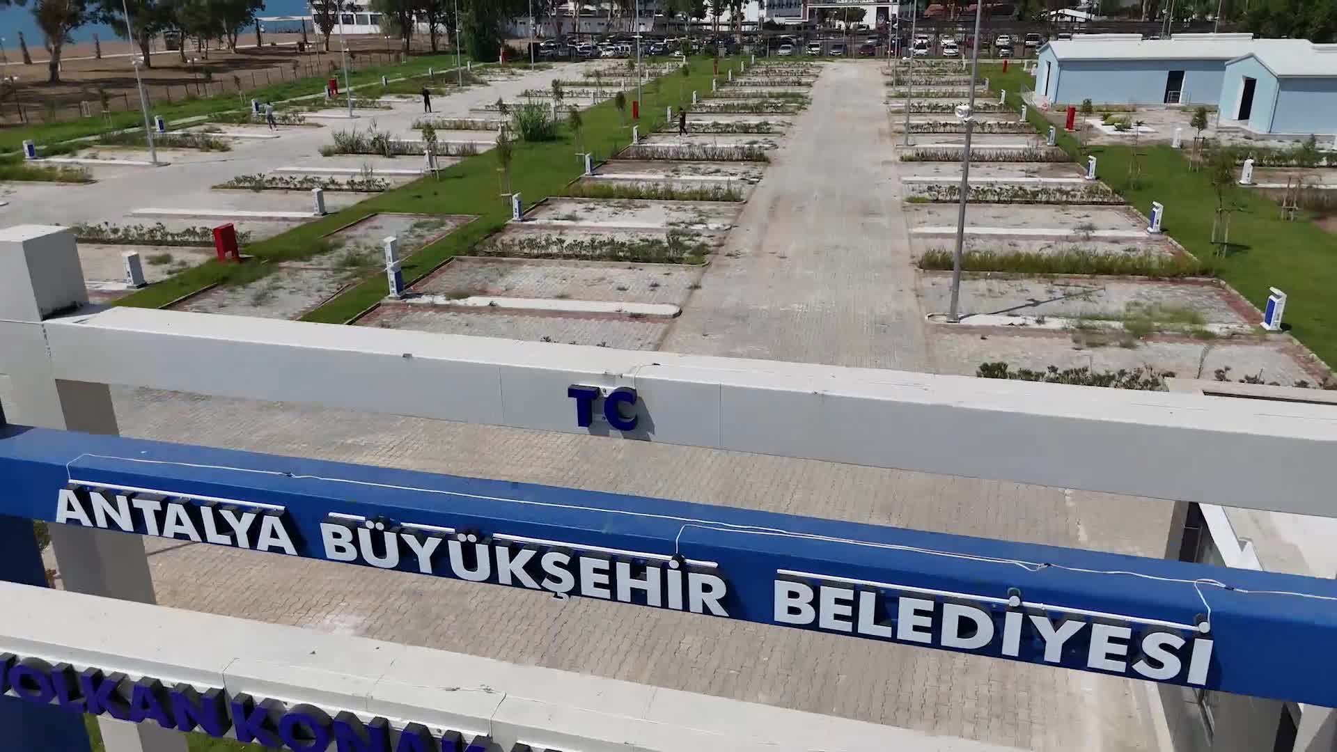 Antalya Volkan Konak Karavan Parkı projesinde sona gelindi