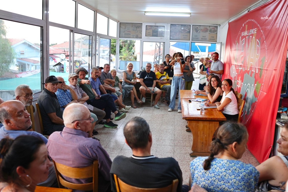 Çeşme Belediye Başkanı Denizli’den Ildır’da ‘Ne Var Ne Yok Buluşması’