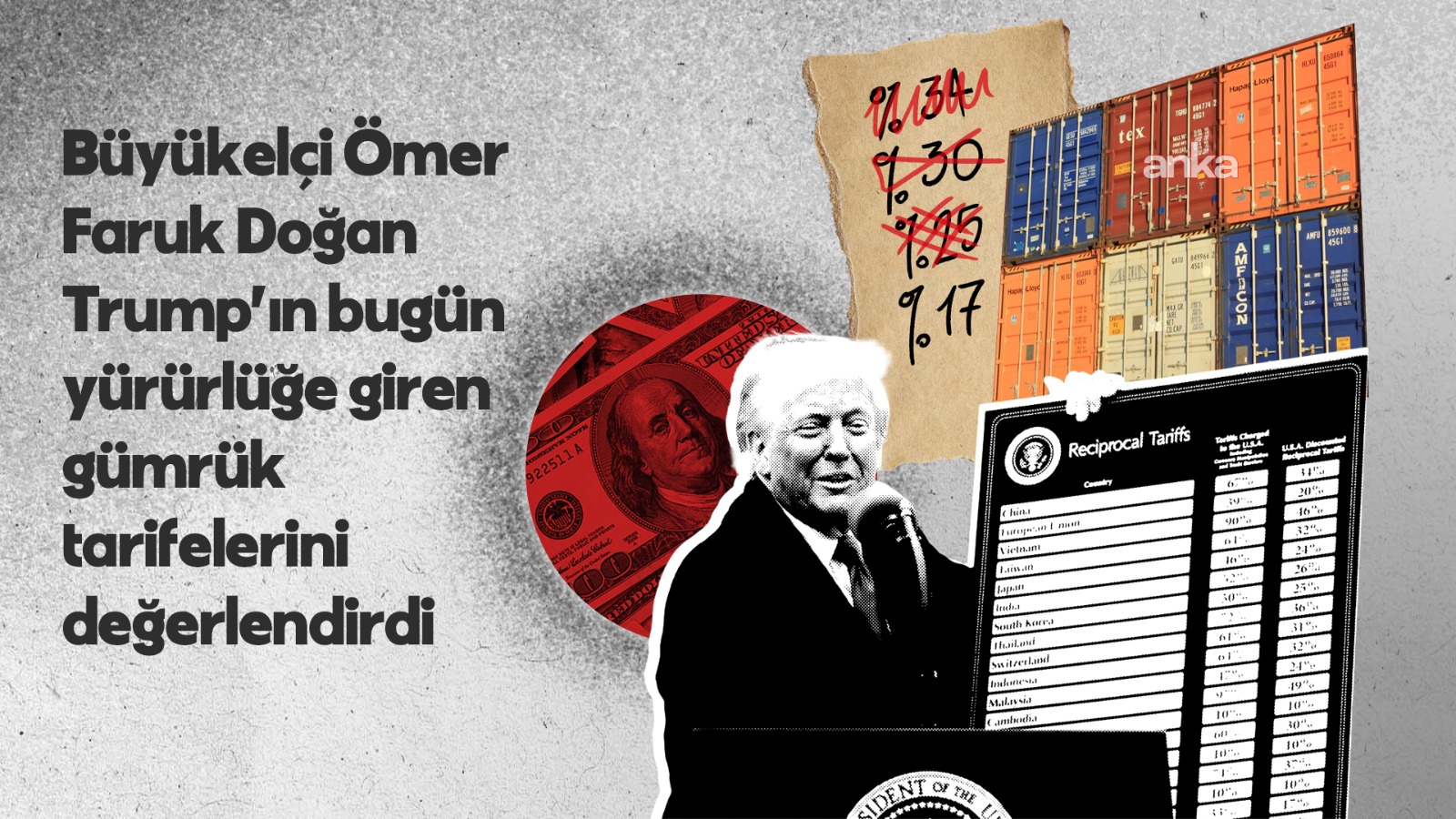 Trump’ın yeni gümrük tarifeleri...  Büyükelçi Ömer Faruk Doğan: “ABD'nin şu anda uygulamakta olduğu ek gümrük vergileri, Türkiye'nin lehine konumundadır”