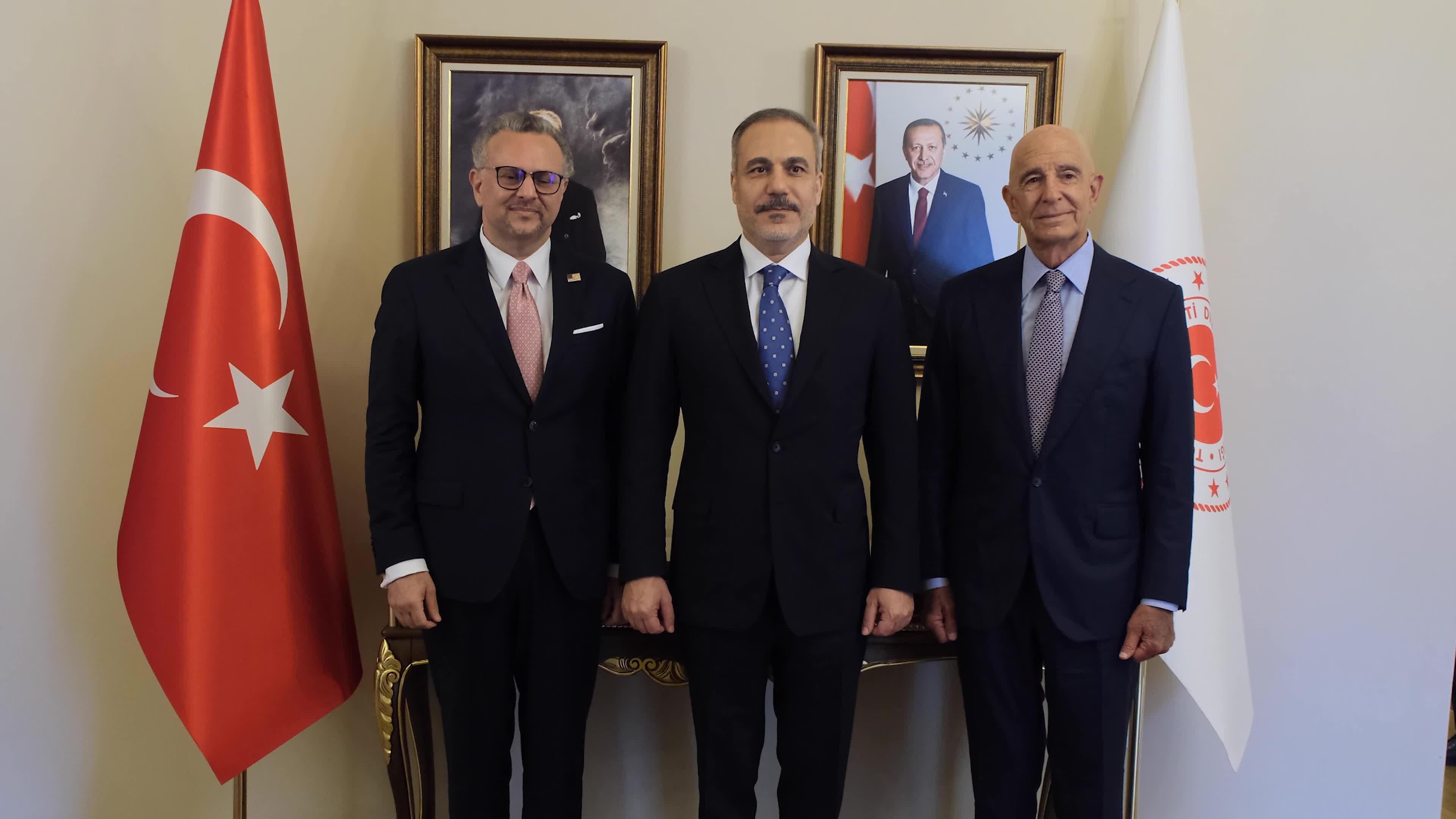 Bakan Fidan, ABD Başkanı Trump'ın Afrika'dan Sorumlu Kıdemli Danışmanı Boulos'u kabul etti