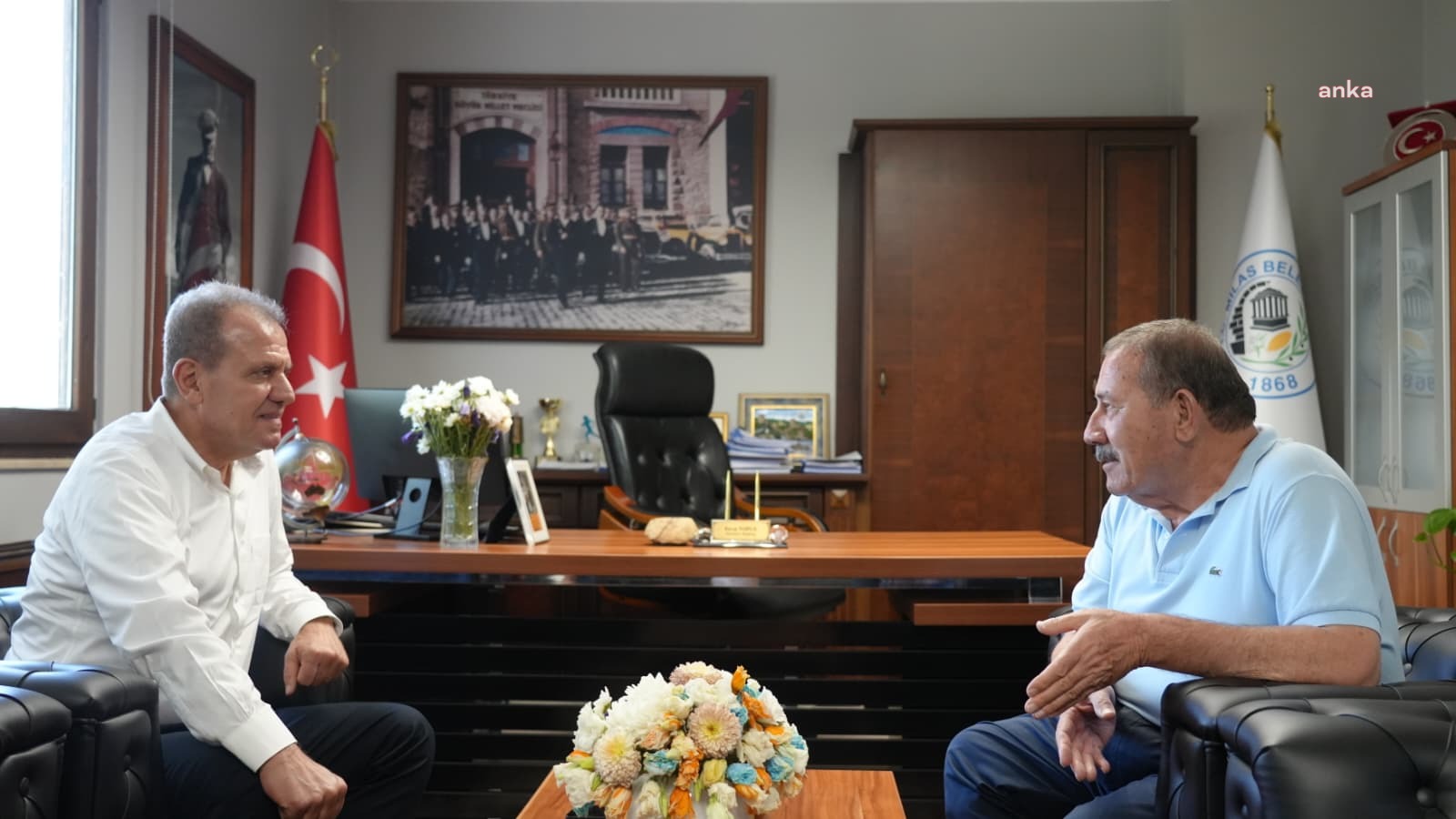 TBB Başkan Vekili Seçer'den Milas Belediye Başkanı Topuz’a ziyaret