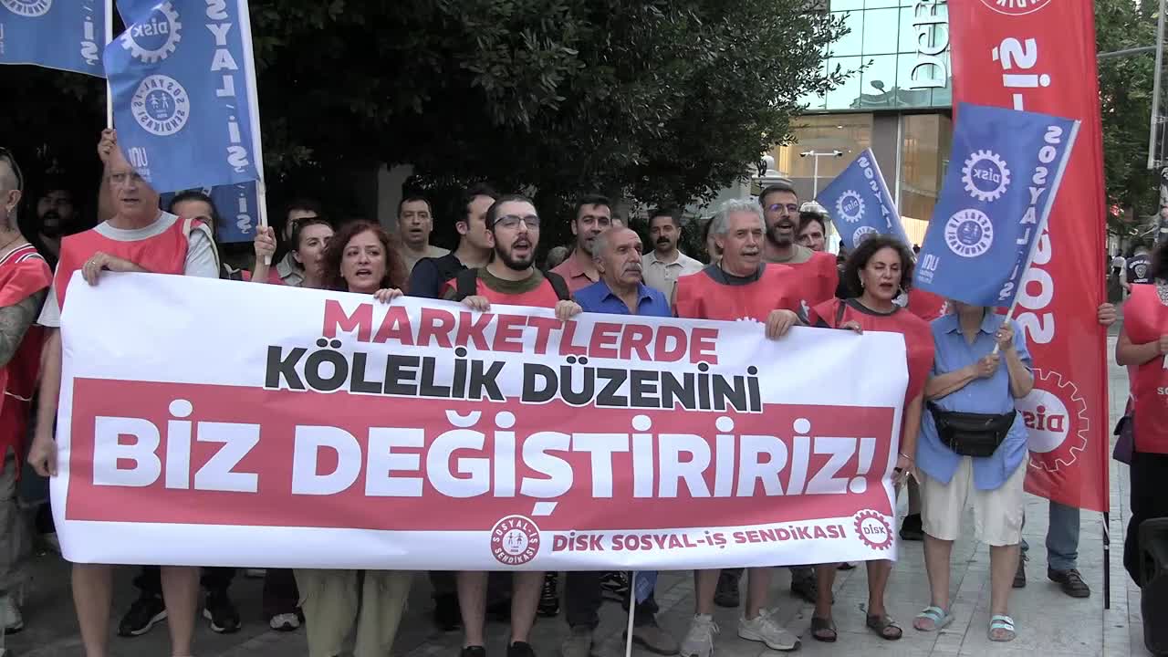 Mağaza ve market işçileri düşük ücretlere tepkili... Demirel Mimaz: Bu mücadele sadece ücret değil, emeğin onuru için verilen bir kavgadır