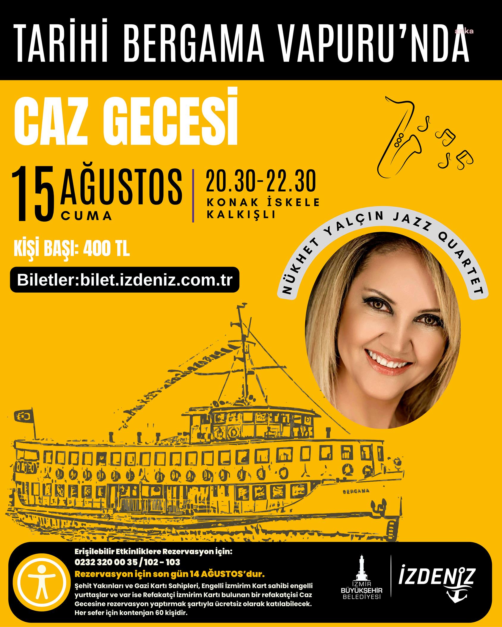 Cazın ritmi İzmir Körfezi’nde yankılanacak