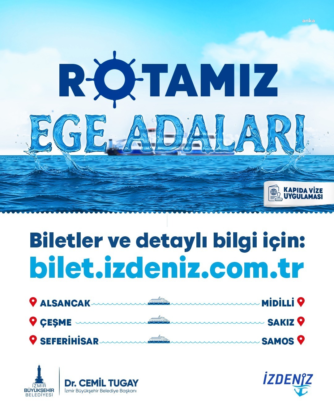 İZDENİZ,  yolcularını Ege Adaları ile buluşturmaya devam ediyor