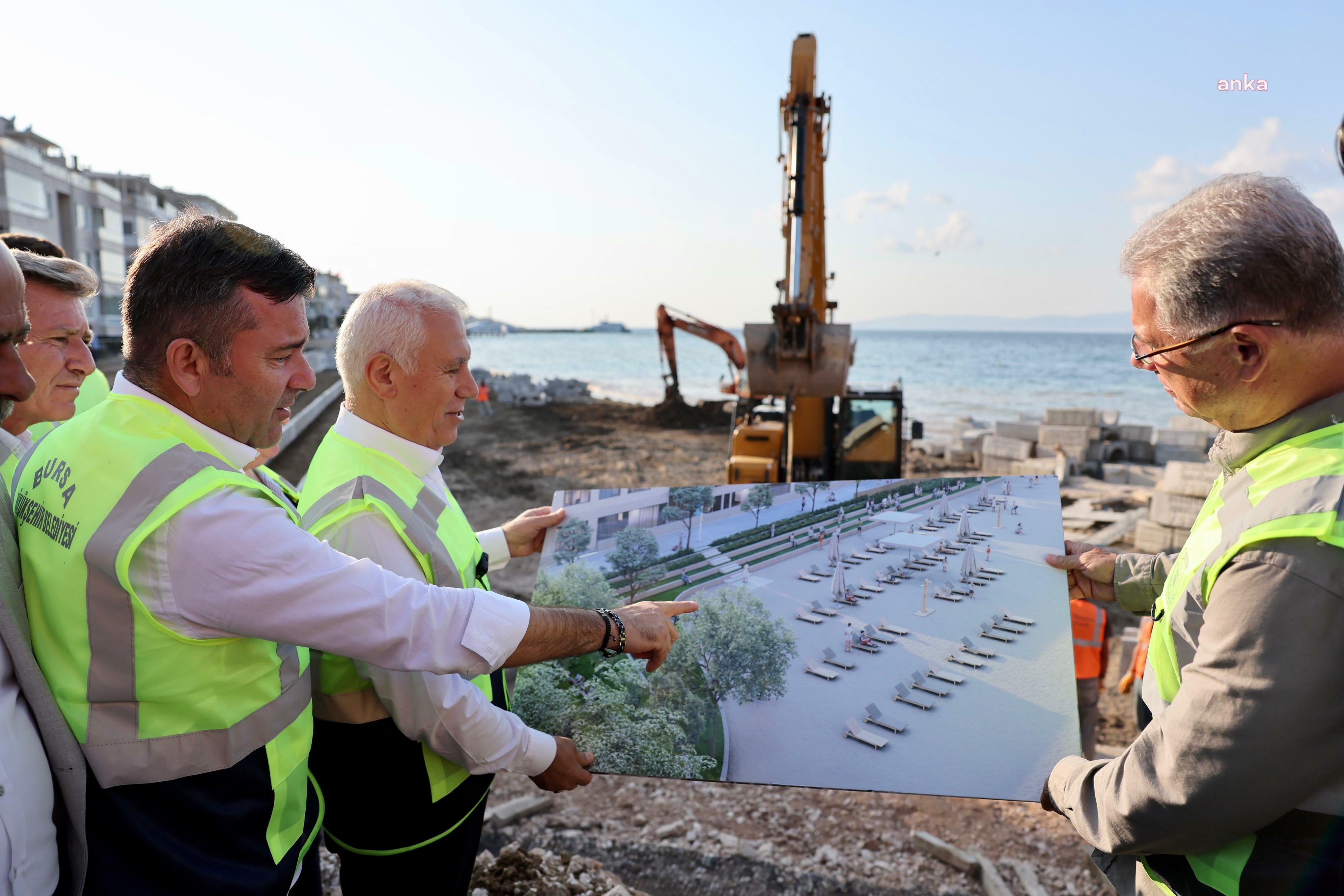 Bursa Büyükşehir Belediyesi, Mudanya’da yatırımlarına devam ediyor