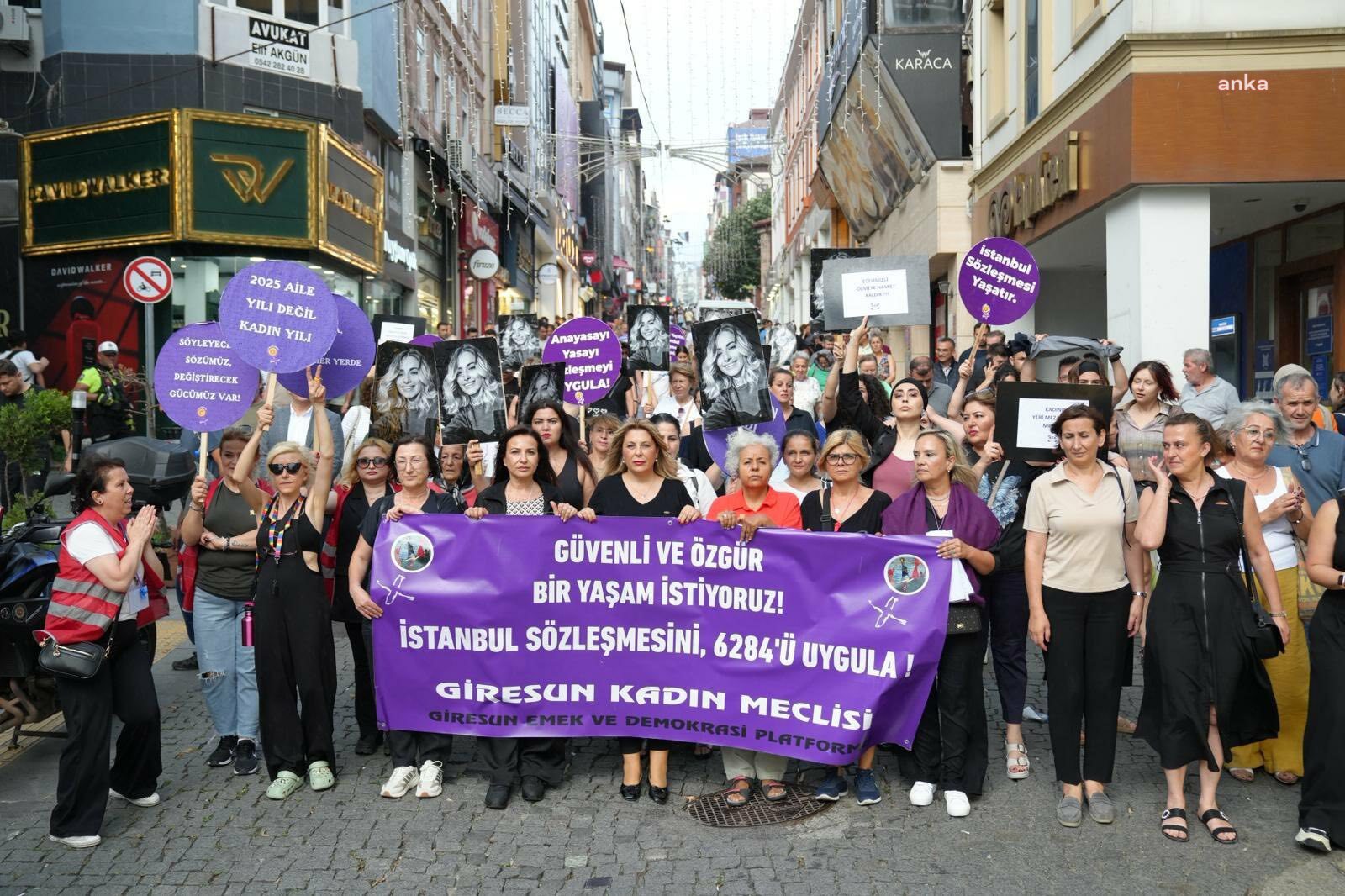 Giresun Kadın Meclisi, Sinem Topaloğlu ve tüm öldürülen kadınlar için yürüdü