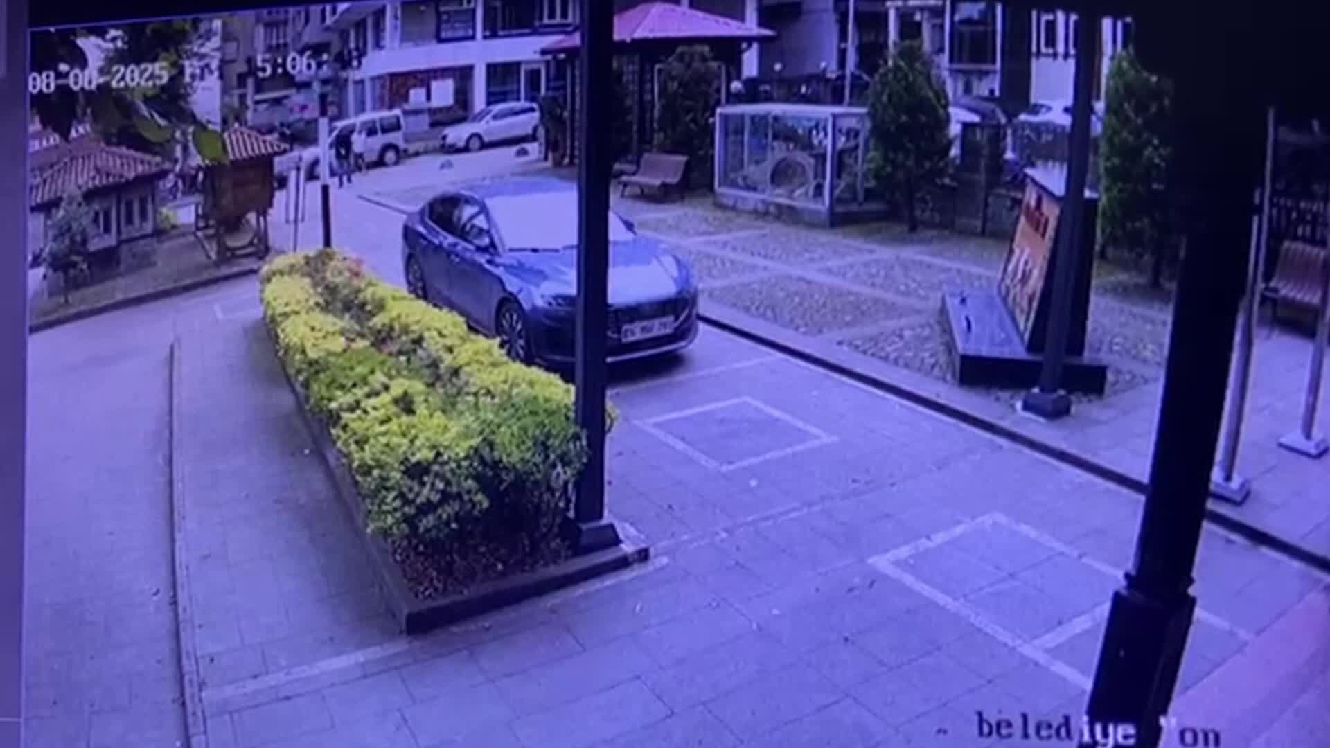 Fındıklı Belediye Başkanına saldırı öncesi zanlıların belediyeye geldiği anların görüntüleri ortaya çıktı