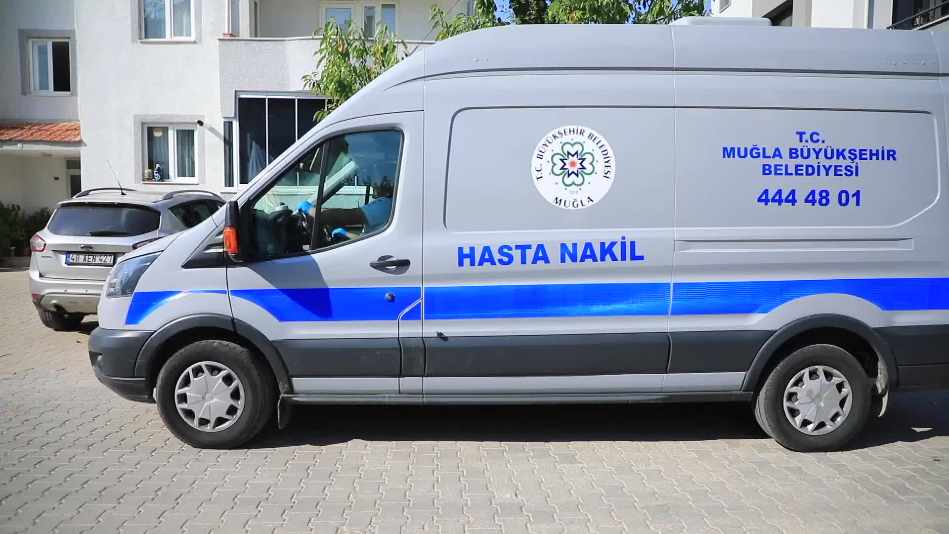Muğla Büyükşehir Belediyesi’nden yatağa bağımlı hastalara ücretsiz nakil hizmeti
