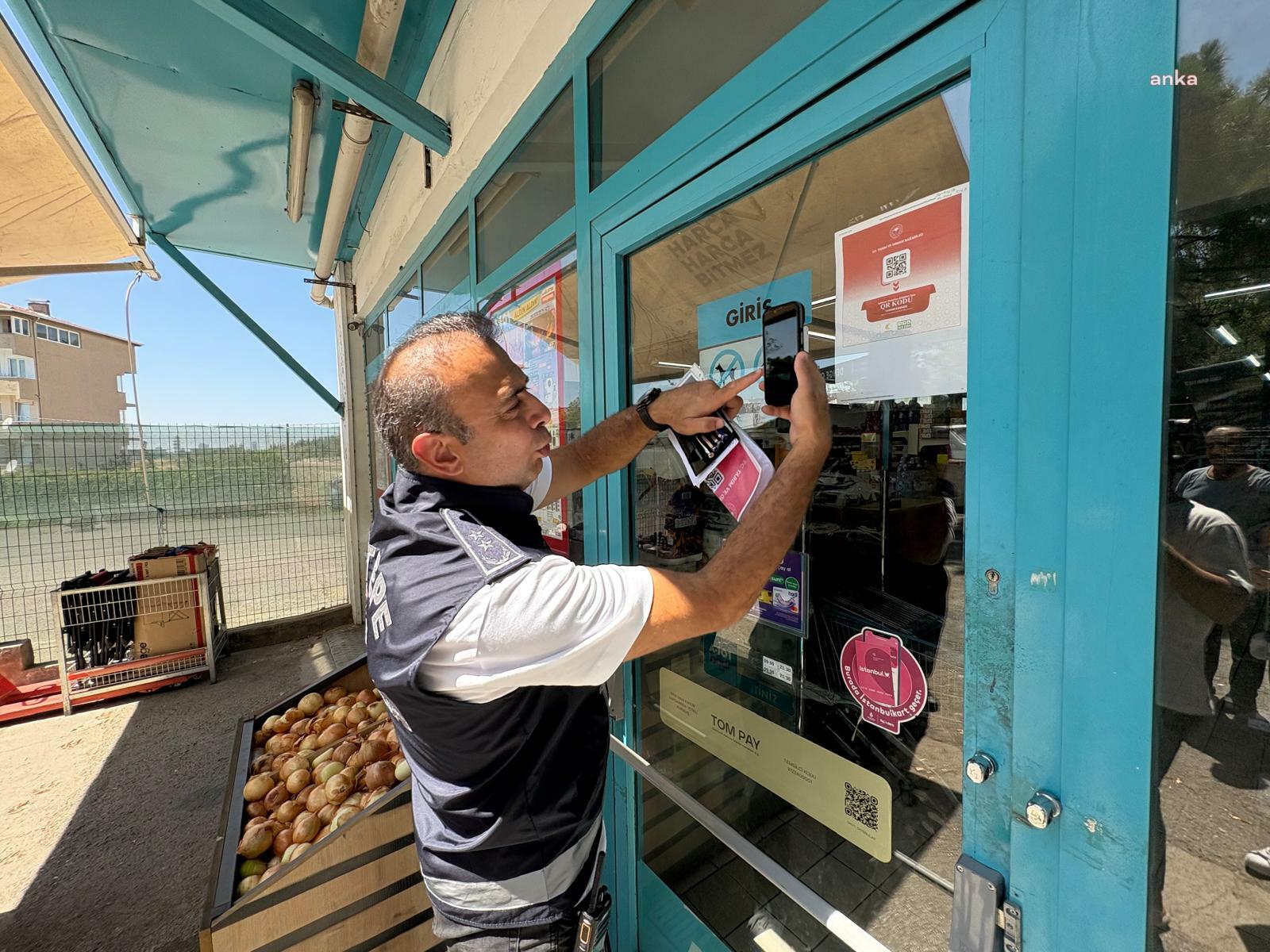 Maltepe Belediyesi’nden marketlere ‘karekod’ ve gıda denetimi