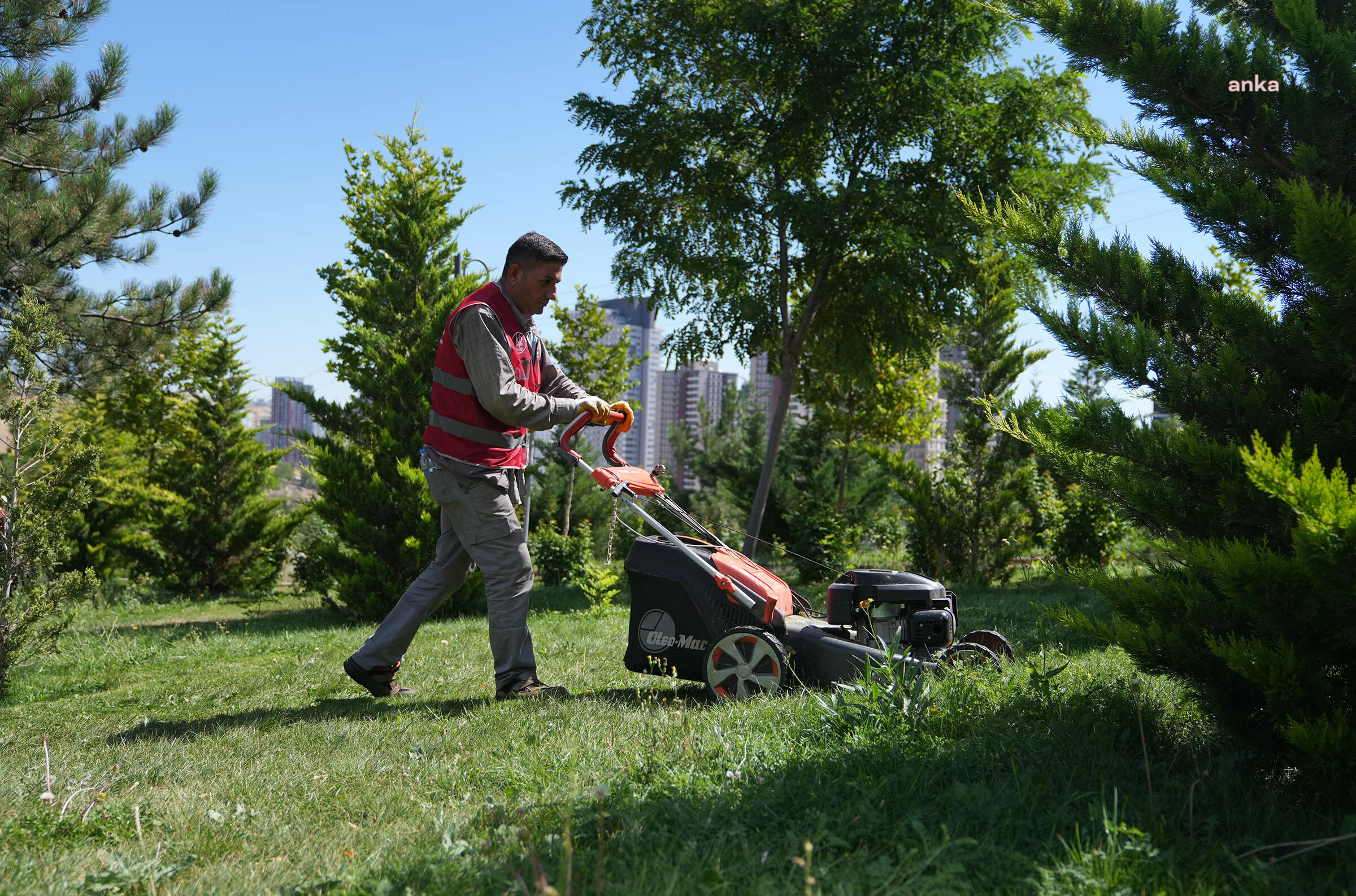 Keçiören Belediyesi'nden park ve bahçelere estetik dokunuş