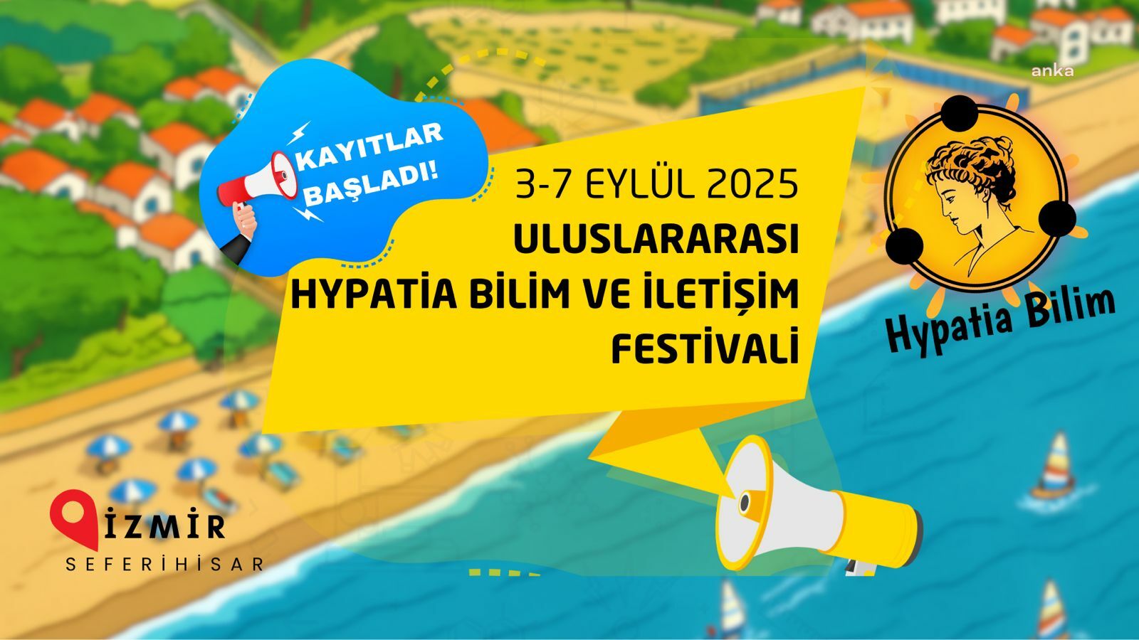 Uluslararası Hypatia Bilim ve İletişim Festivali 3 Eylül'de başlayacak