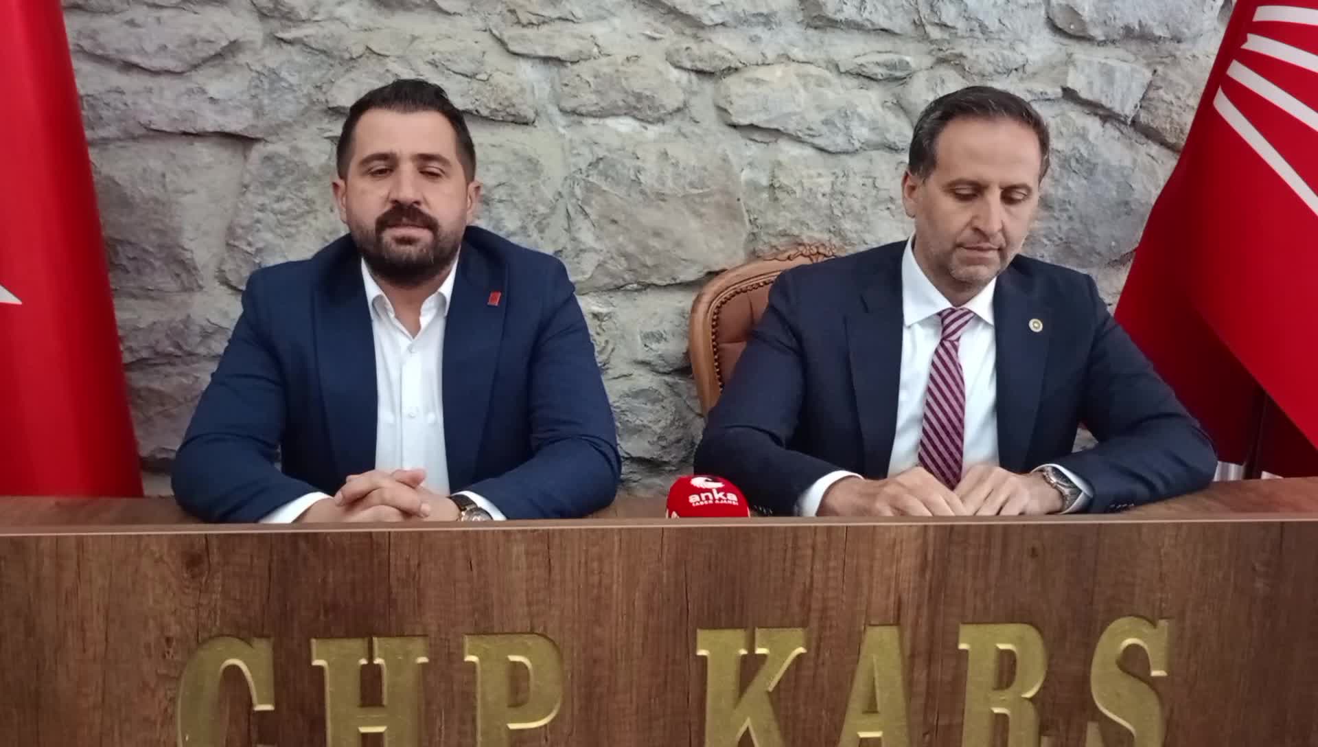 CHP Ardahan Milletvekili İncesu Kars'ta konuştu: "Acilen seçim yapılmalı"
