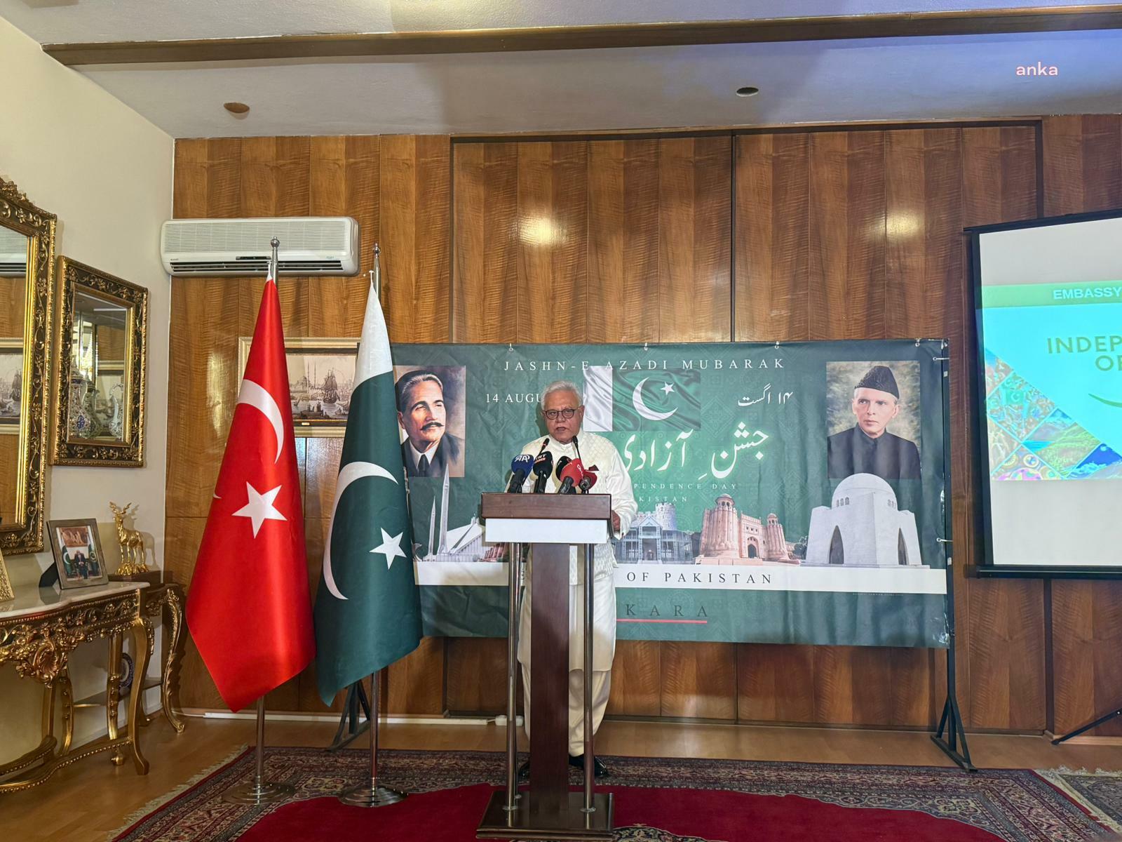 Pakistan'ın 78. Bağımsızlık Günü Ankara'da kutlandı
