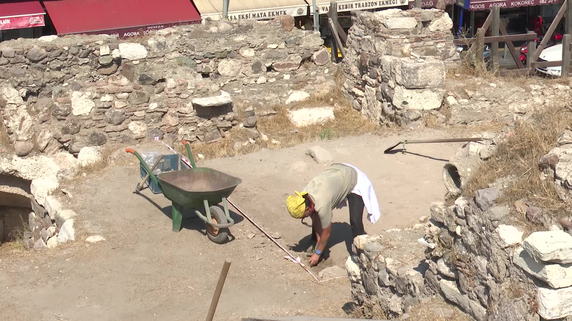 İzmir Büyükşehir’den Smyrna Antik Kenti’ne “tarihi destek”