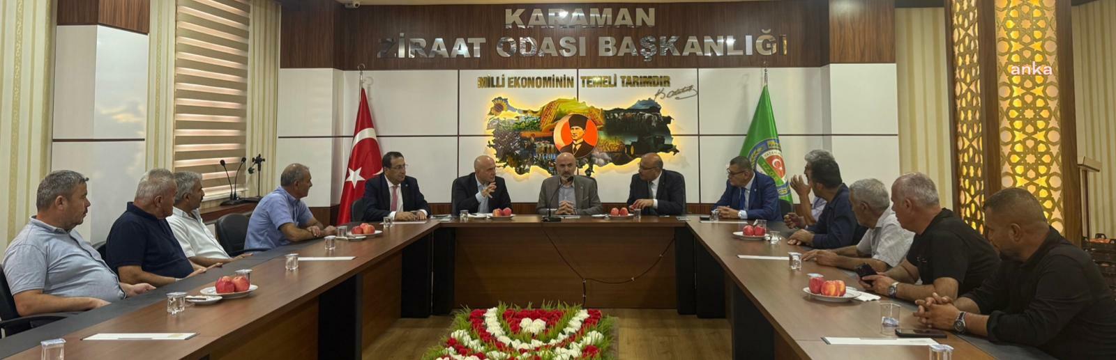 İYİ Parti heyetinden Karaman’da oda başkanlarına ziyaret