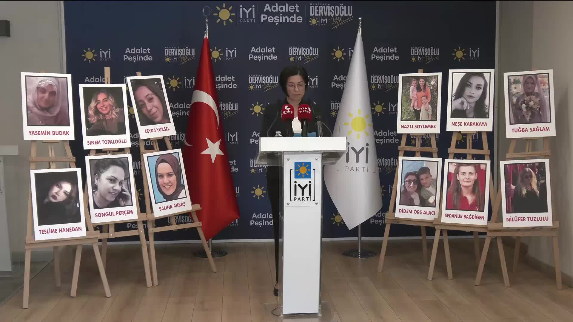 İYİ Parti Genel Başkan Yardımcısı Ofluoğlu: "İktidarın oluşturduğu karanlığın içine en çok kadınlarımız ve çocuklarımız kayboluyor"