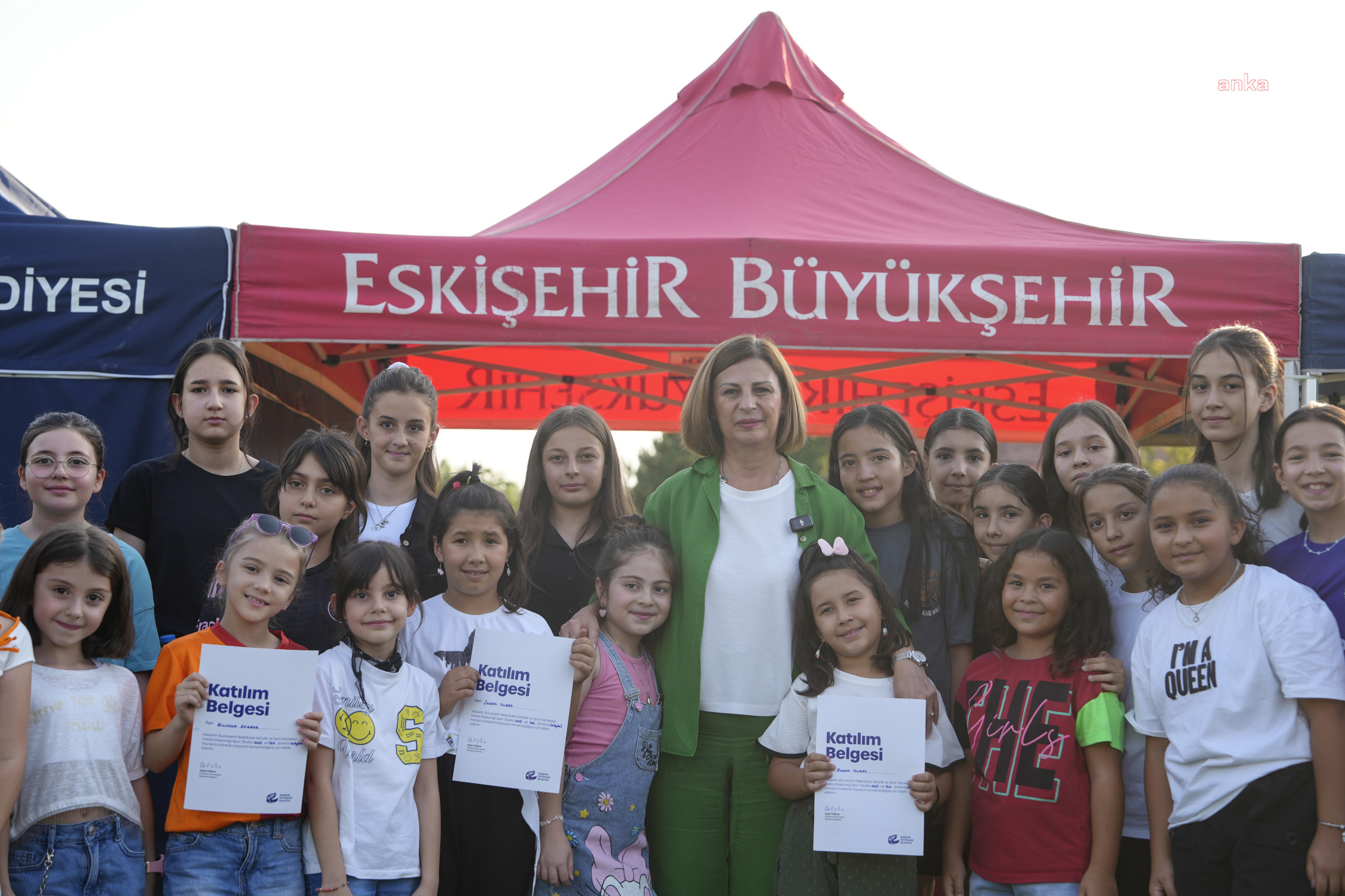 Eskişehir'de çocuklar yaz tatilini  sporla değerlendirdi