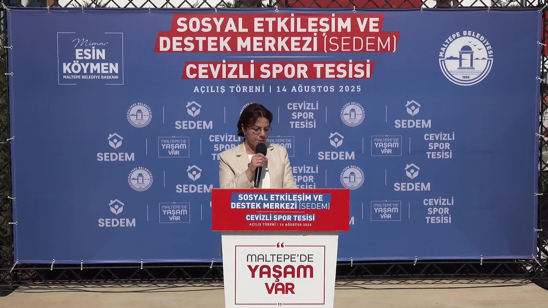 Maltepe'de SEDEM ve Cevizli Spor Tesisi açıldı