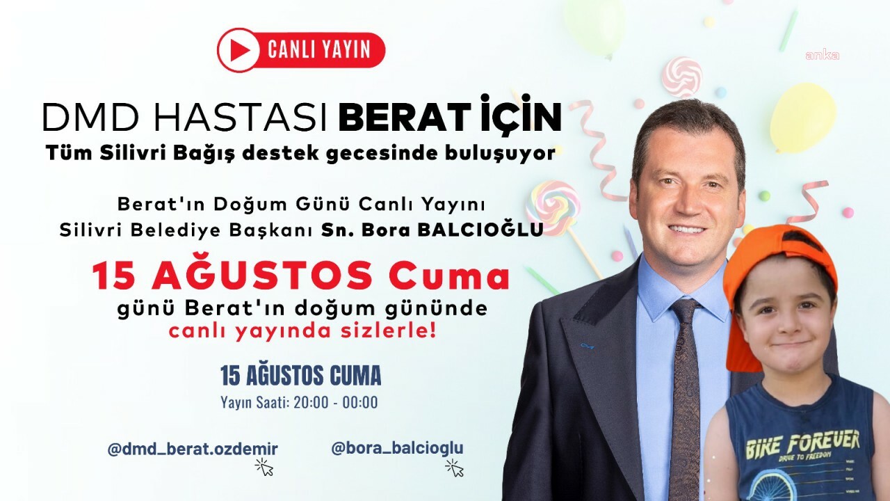 Silivri Belediye Başkanı Balcıoğlu’ndan canlı yayın daveti: "Berat’a umut olalım"