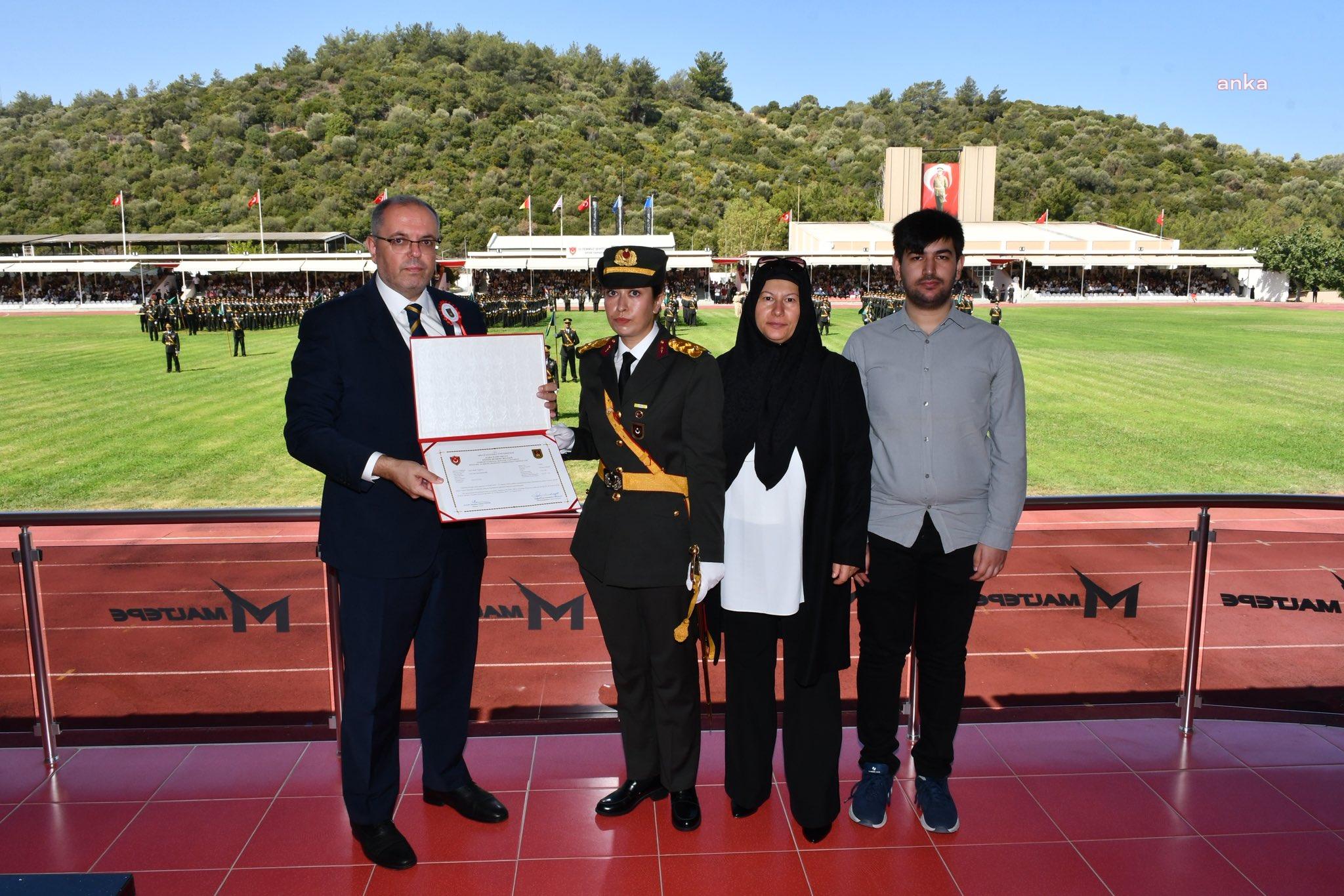 15 Temmuz şehidi Ömer Halisdemir'in kızı Elif Nur Halisdemir teğmen oldu
