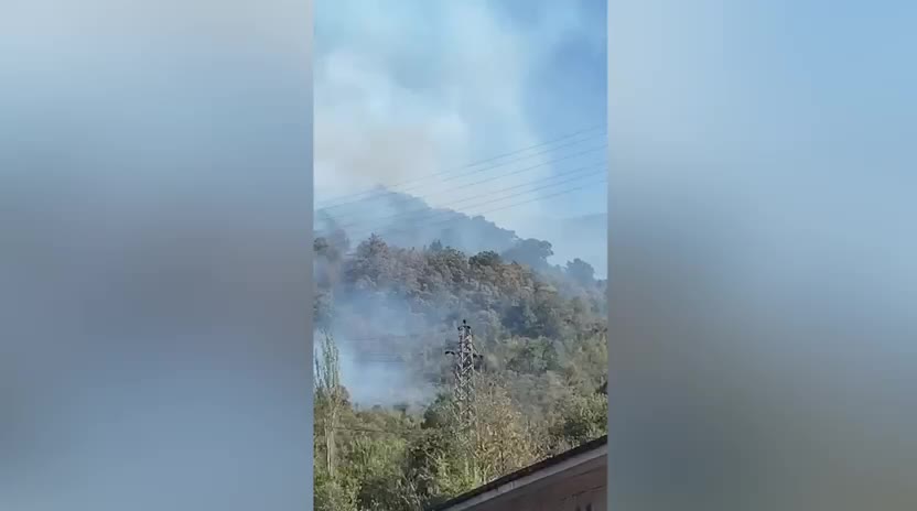 Osmaniye’nin Bahçe ilçesinde başlayan orman yangınına müdahale sürüyor
