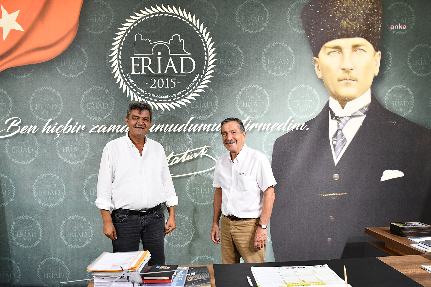 Tepebaşı Belediye Başkanı Ataç'tan Eskişehir Rumeli Sanayici ve İş İnsanları Derneği'ne ziyaret