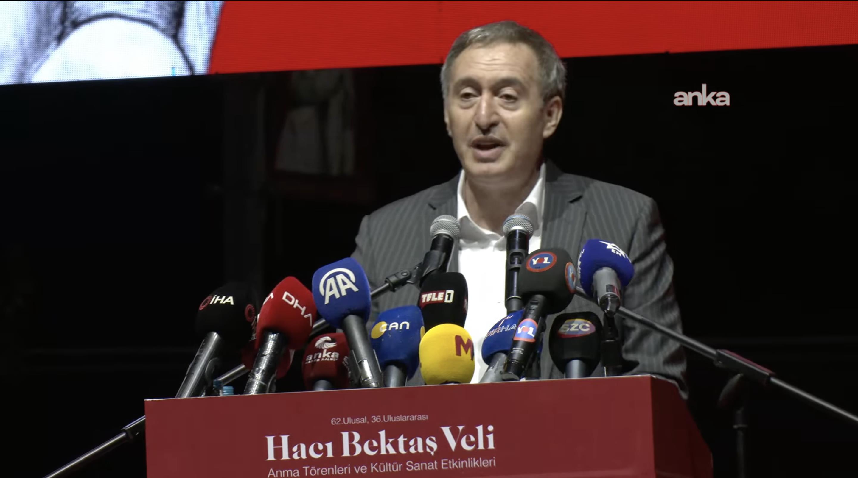 Hacı Bektaş Veli Anma Tören Törenleri... Tuncer Bakırhan: "Kürt'e masa, Kürt'e demokrasi ama Alevi'yi görmezden gelen bir süreci asla kabul etmeyiz"