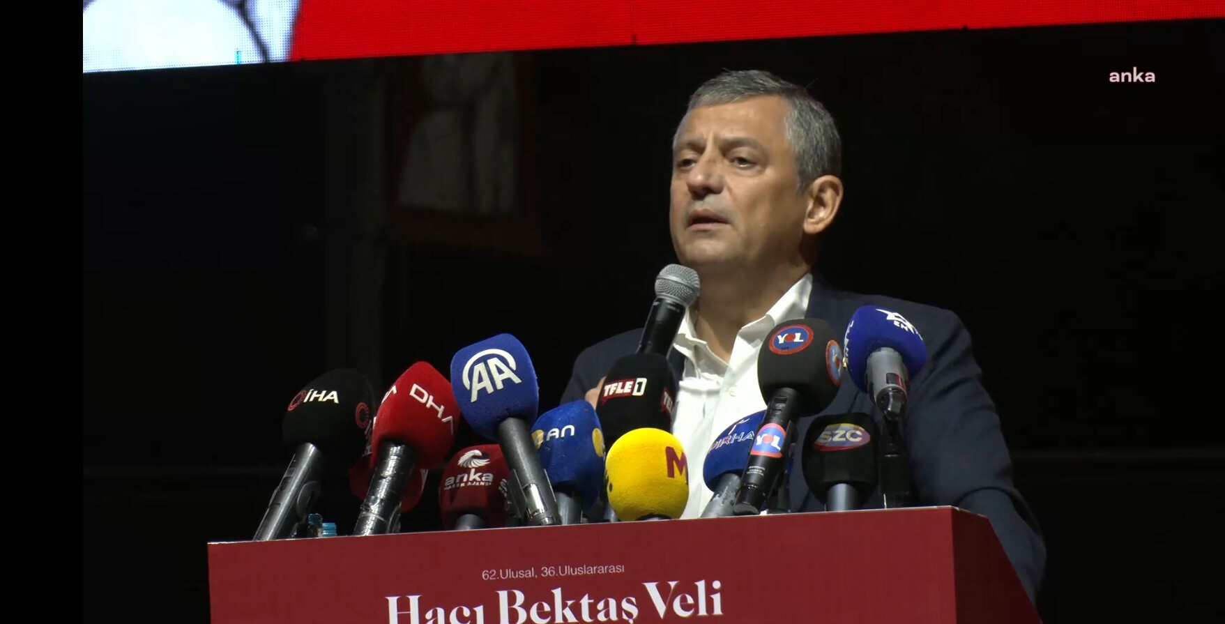 Hacı Bektaş Veli Anma Tören Törenleri... Özgür Özel: Dünün mağduru olanlar bugünün zalimi olsunlar varsın ama hiçbir gün zalim olmamaya söz veriyoruz