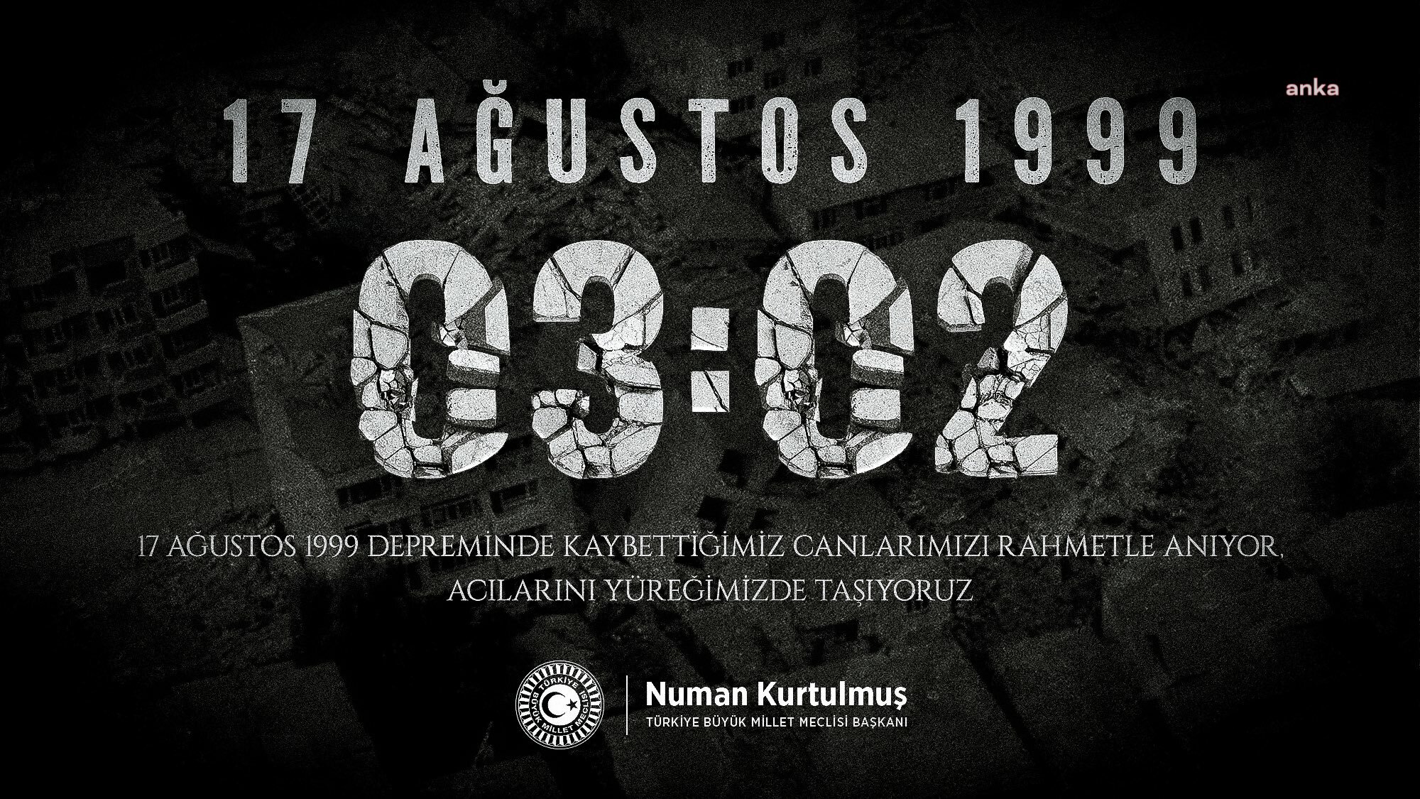 TBMM Başkanı Kurtulmuş’tan 17 Ağustos depremi paylaşımı: “Acısı yüreklerimizde hala taptaze”