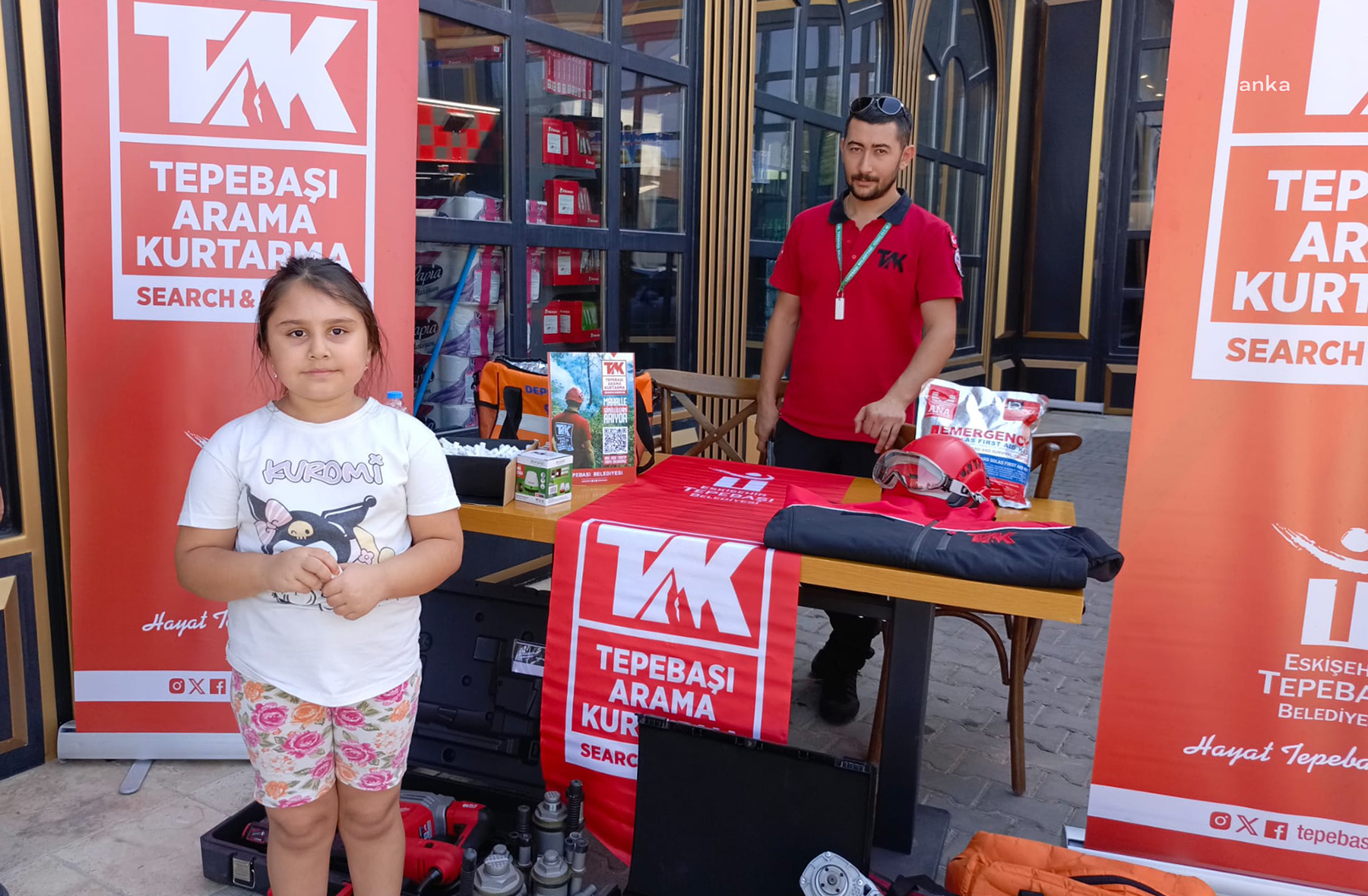 Tepebaşı Arama Kurtarma ekibinden farkındalık çalışması