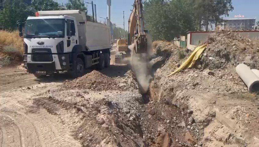 Adıyaman Belediyesi’nden Altınşehir Mahallesi’nde altyapı çalışması