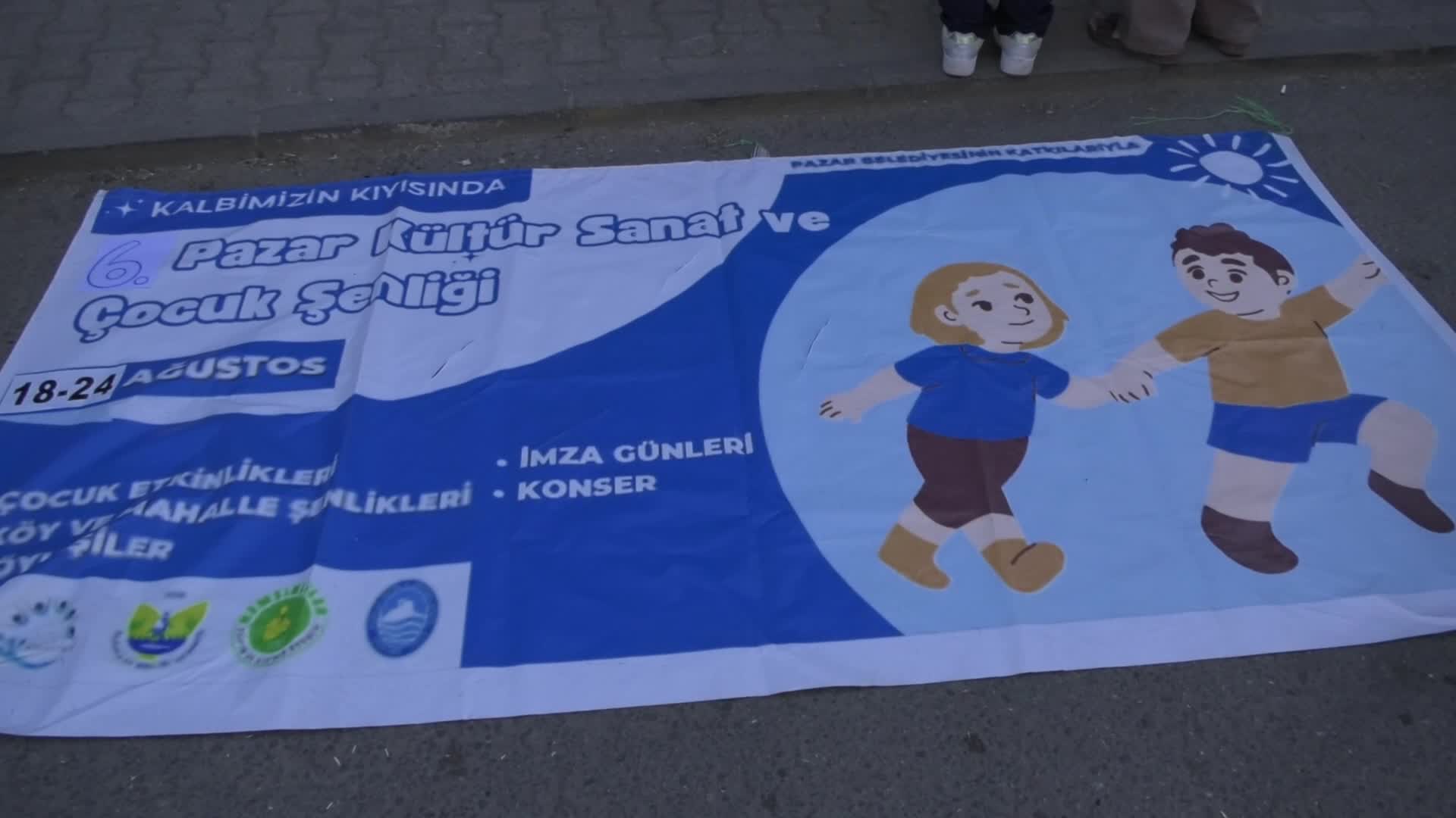 Rize’de 6'ncı Pazar Kültür, Sanat ve Çocuk Şenliği başladı