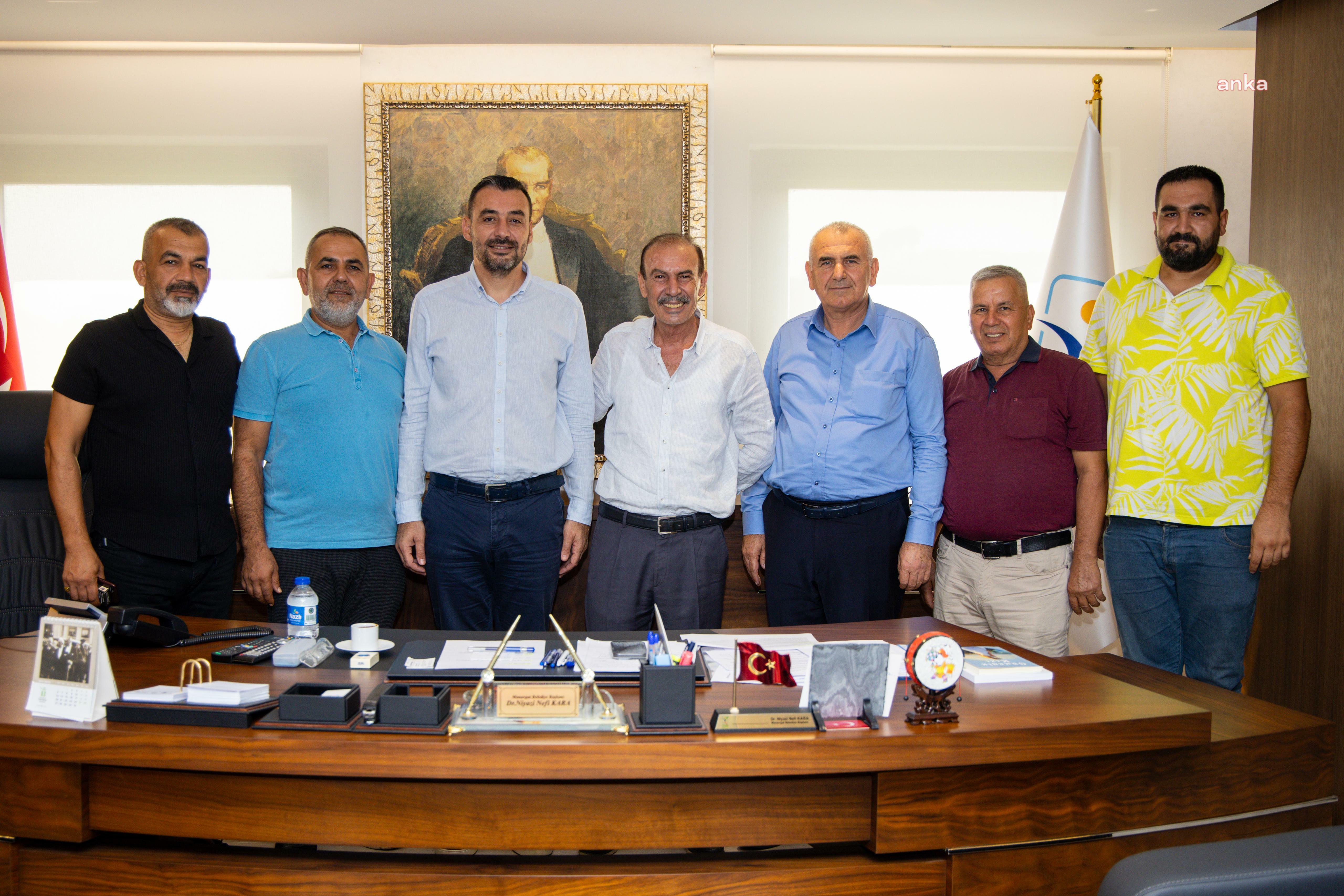 Oda başkanları, Manavgat Belediyesi'ni ziyaret etti