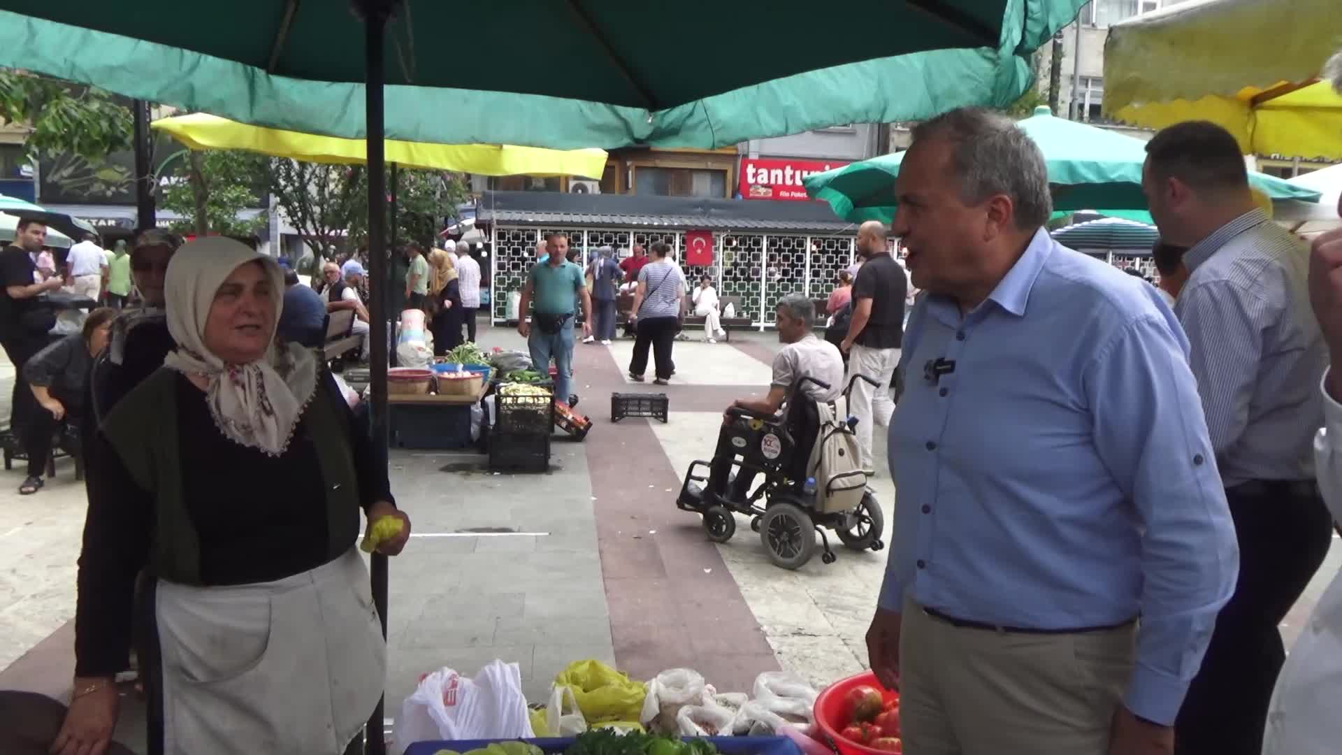 Giresun'da vatandaşlar CHP'lilere dert yandı: Erdoğan'ı Allah'a havale ediyoruz