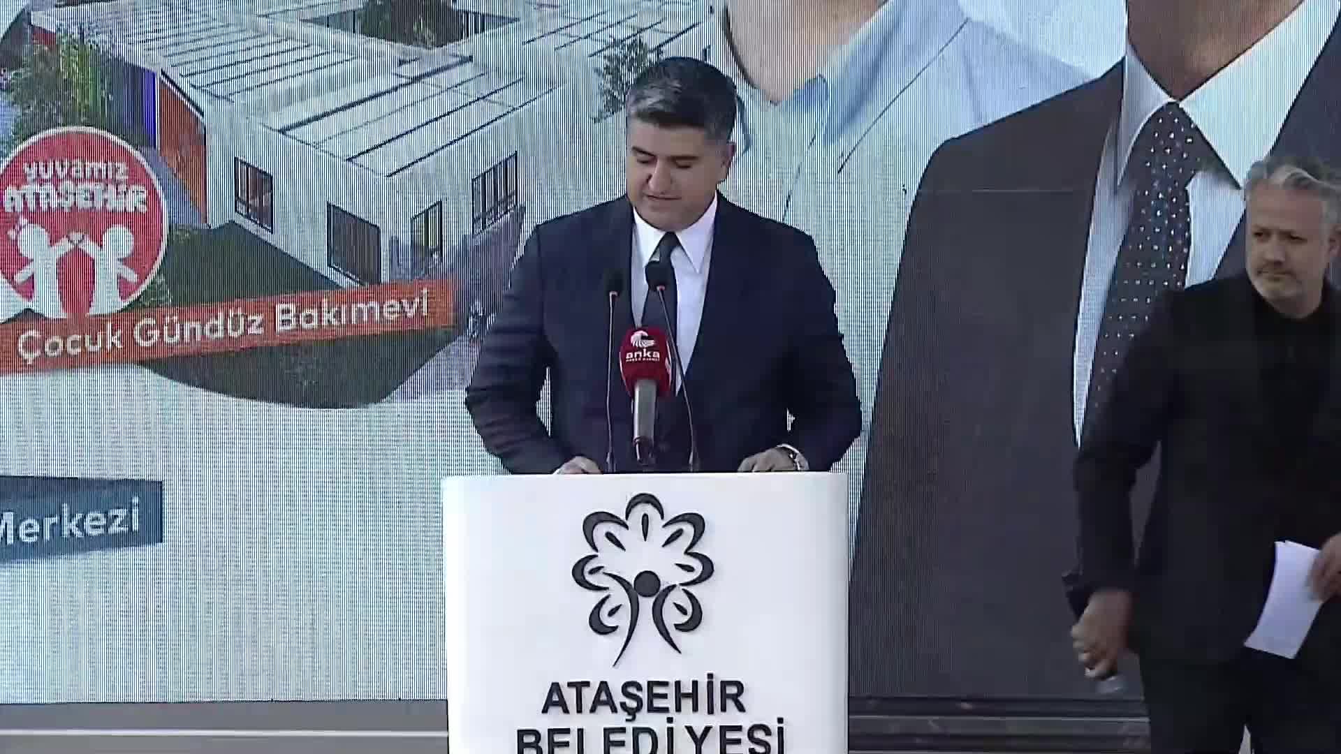 Ataşehir Belediyesi'nin açılış ve temel atma töreni...İBB Başkanvekili Aslan: En büyük sorumluluğumuz, aynı imkanları ülkemizin evlatlarına sunabilmek