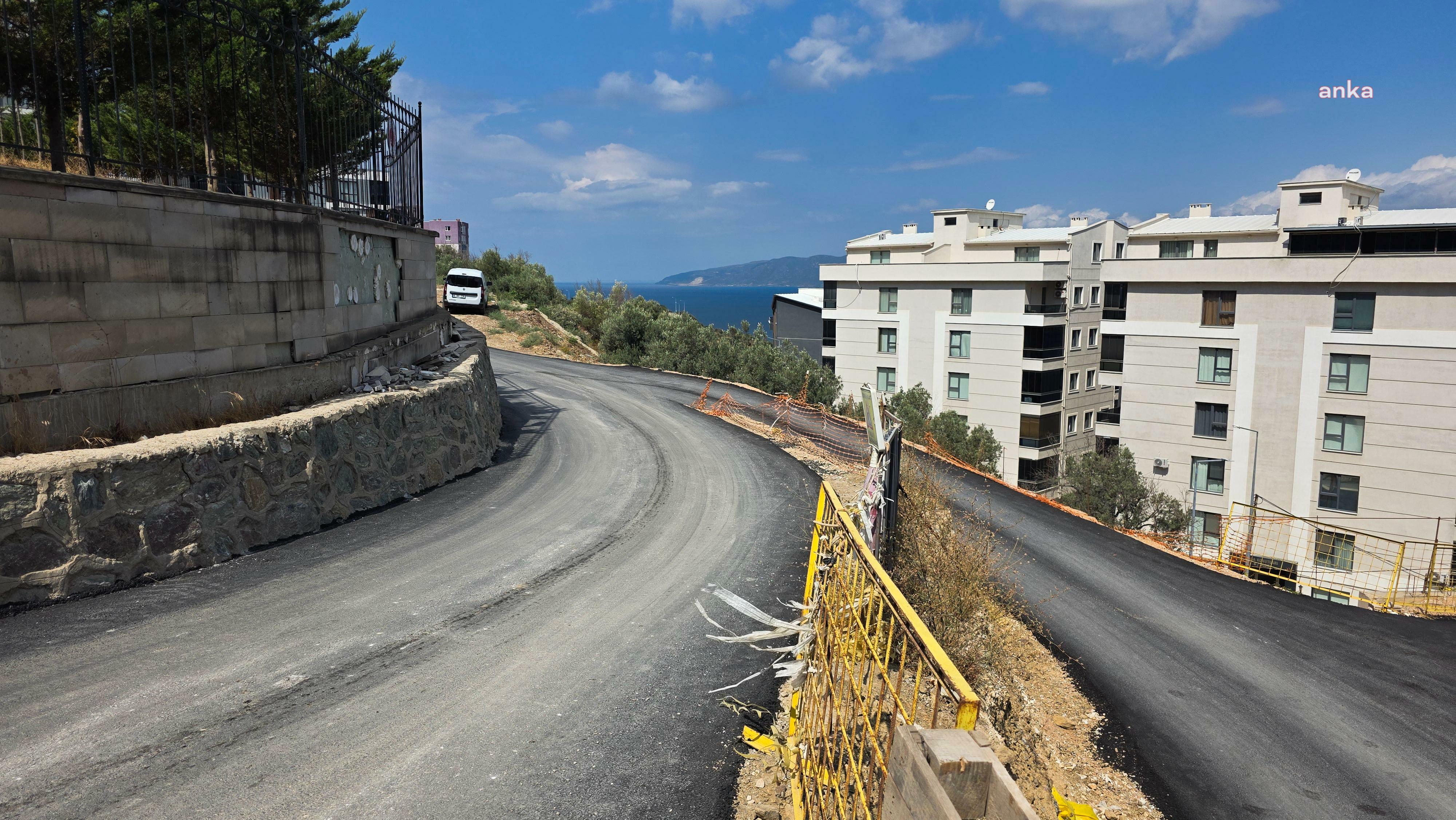 Gemlik Belediyesi'nden Hisar Mahallesi'nde asfalt çalışması