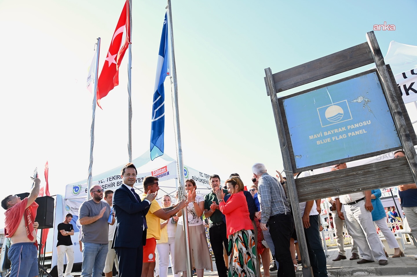 Tekirdağ Büyükşehir Belediyesi, Marmara'nın Mavi Bayrak lideri oldu