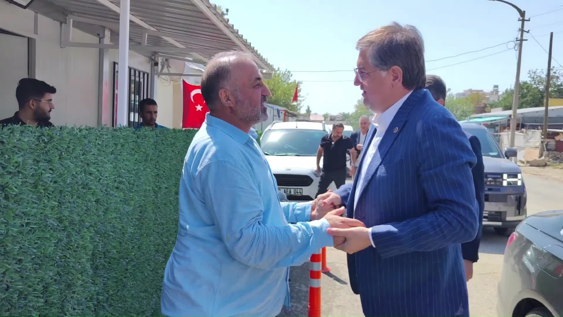 CHP'li Tahtasız ve Yıldızlı, Adıyaman Belediye Başkanı Tutdere’yi ziyaret etti