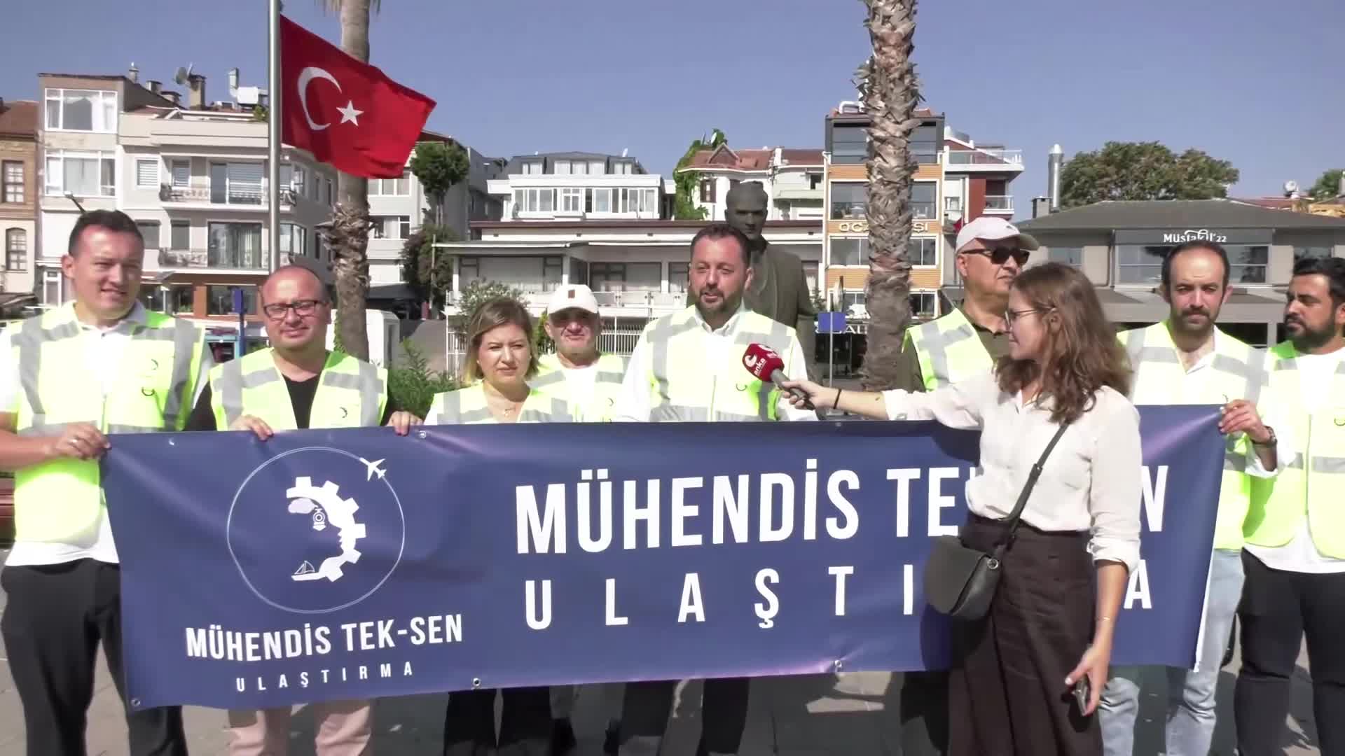 Kamuda mühendis ve teknik personel iş bıraktı...Mühendis Tek-Sen Ulaştırma Sendikası'ndan hükümete çağrı: Yıllardır kanayan yaraları çözün, tarihe adınızı adaletle yazdırın