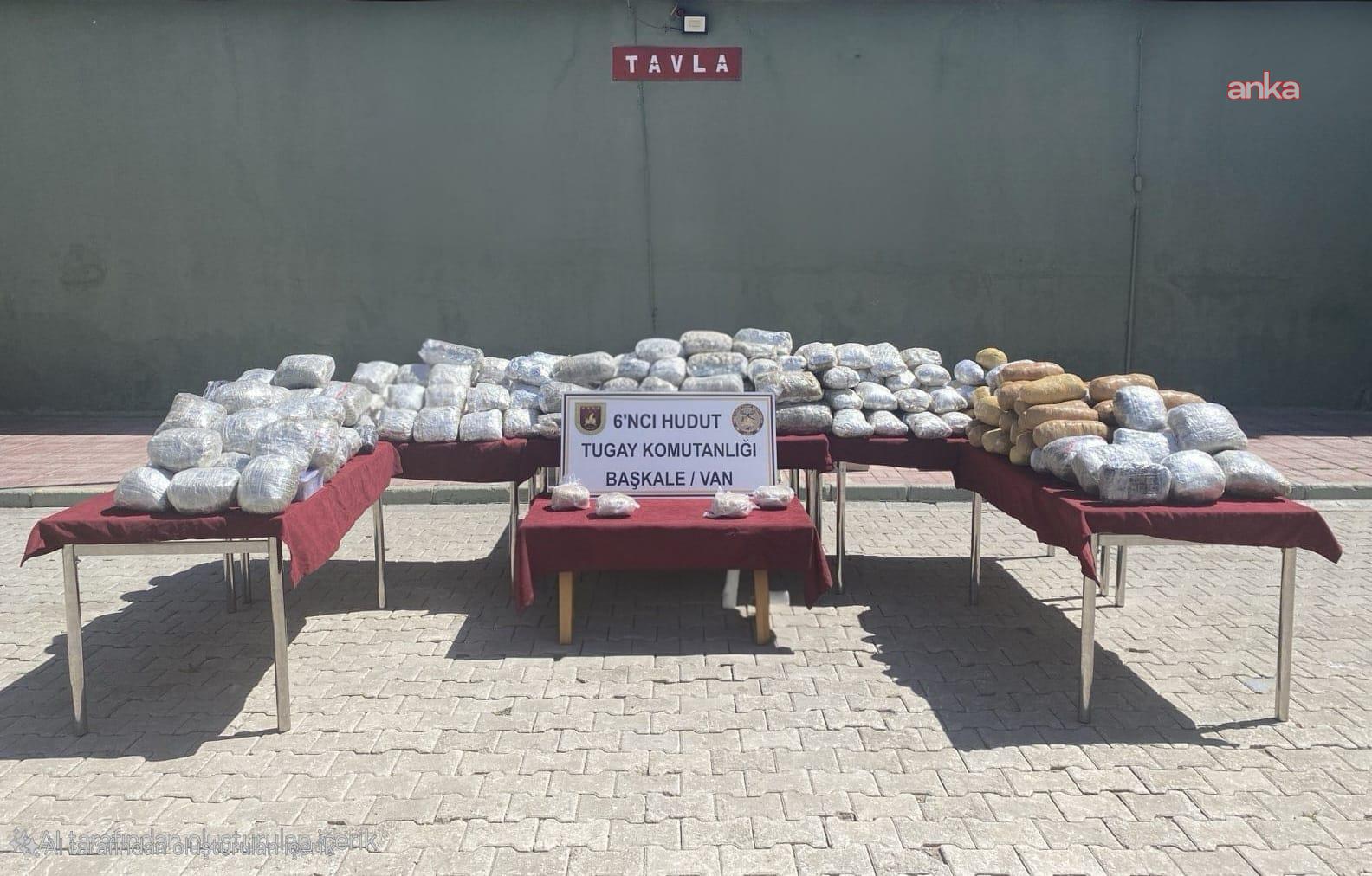 MSB: Van hudut hattında 165 kilogram uyuşturucu madde ele geçirildi