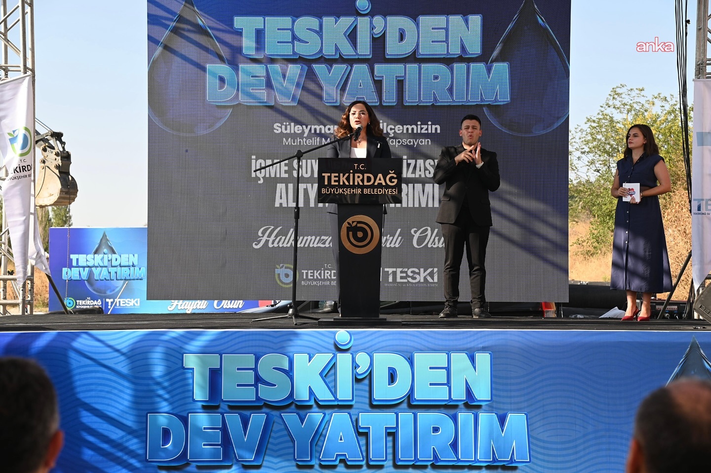 Tekirdağ Büyükşehir Belediyesi, Süleymanpaşa’da 350 milyon TL’lik altyapı yatırımının temelini attı