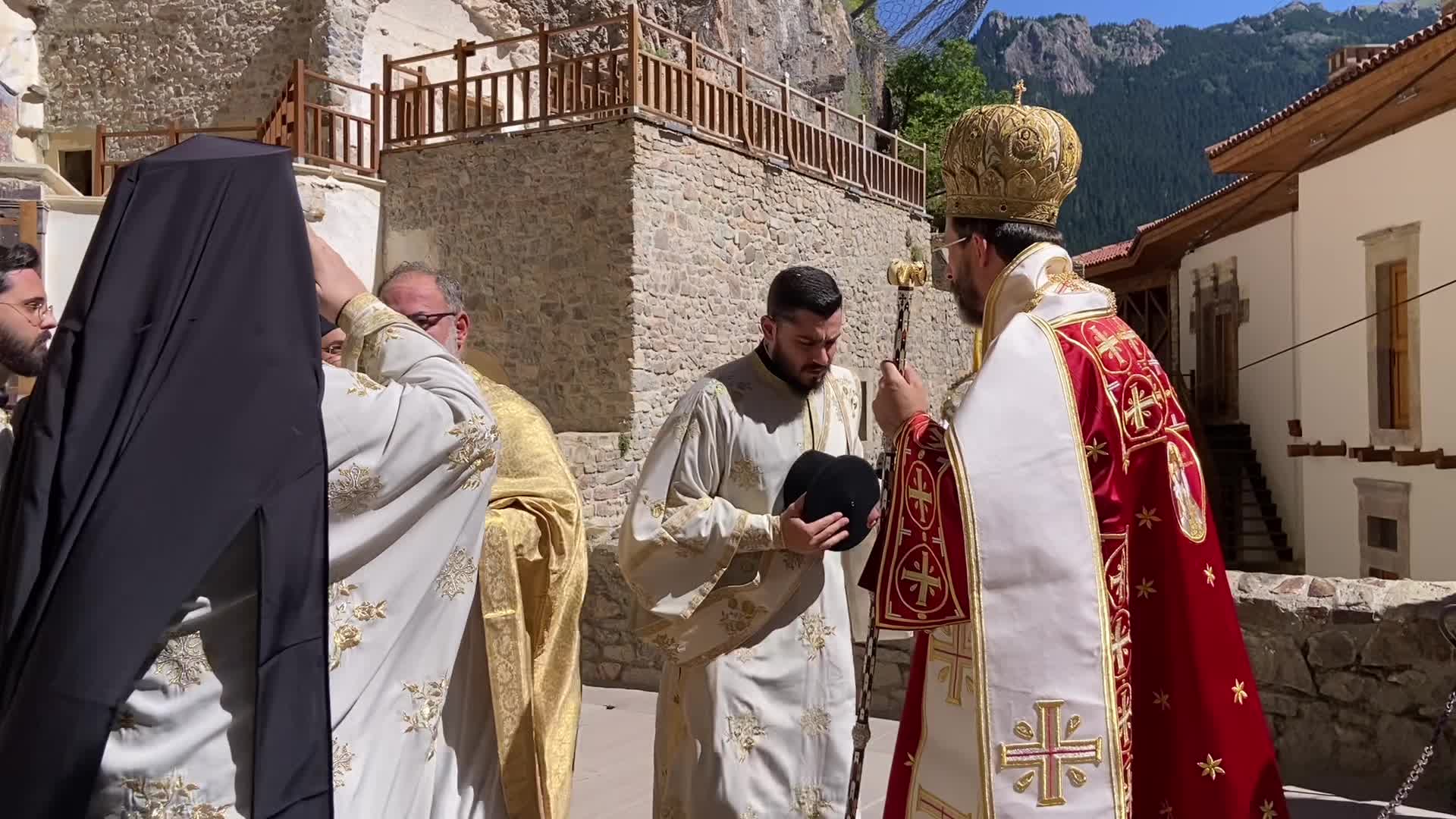 Sümela Manastırı'nda 12'inci ayin gerçekleştirildi