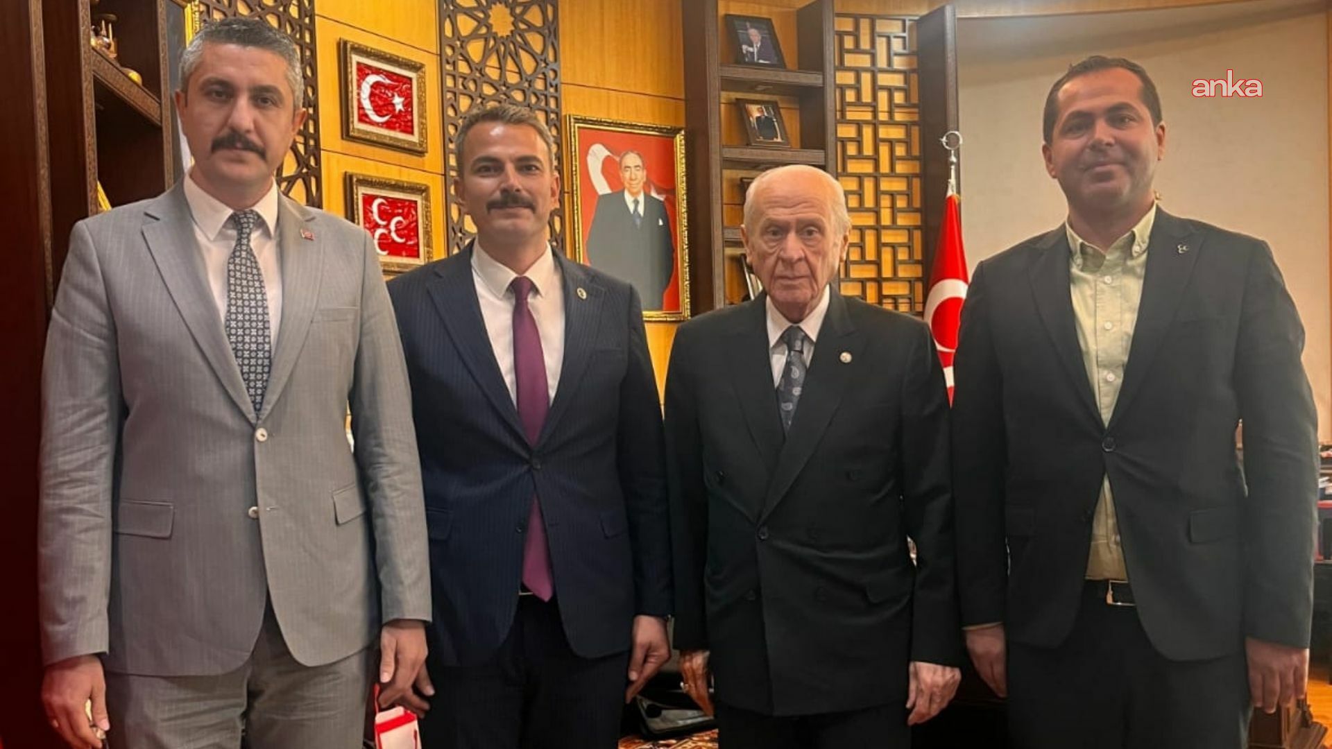 MHP Adıyaman heyetinden Devlet Bahçeli'ye ziyaret