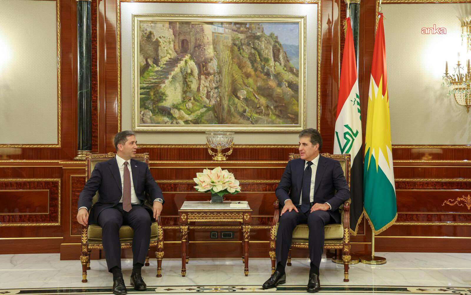 AK Parti Dış İlişkiler Başkanı Sırakaya, IKBY Başkanı Neçirvan Barzani ile görüştü
