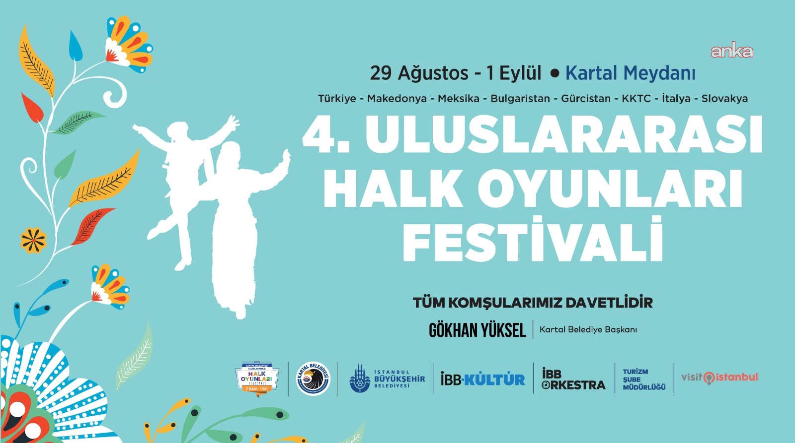 "Uluslararası Halk Oyunları Festivali" Kartal’da başlıyor
