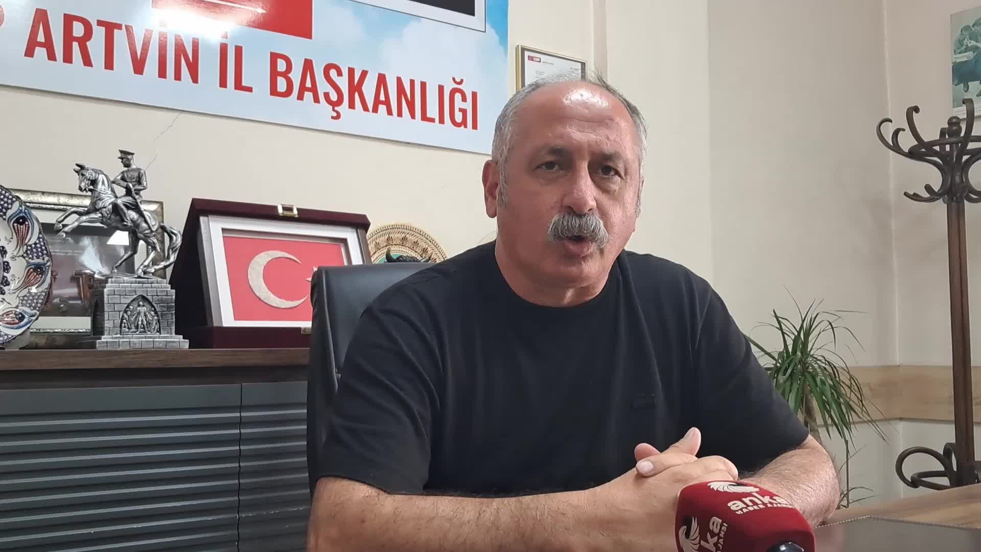 CHP Artvin İl Başkanı Atan: "Kota uygulamaları nedeniyle üretici çayını 15 liraya satmak zorunda kaldı"